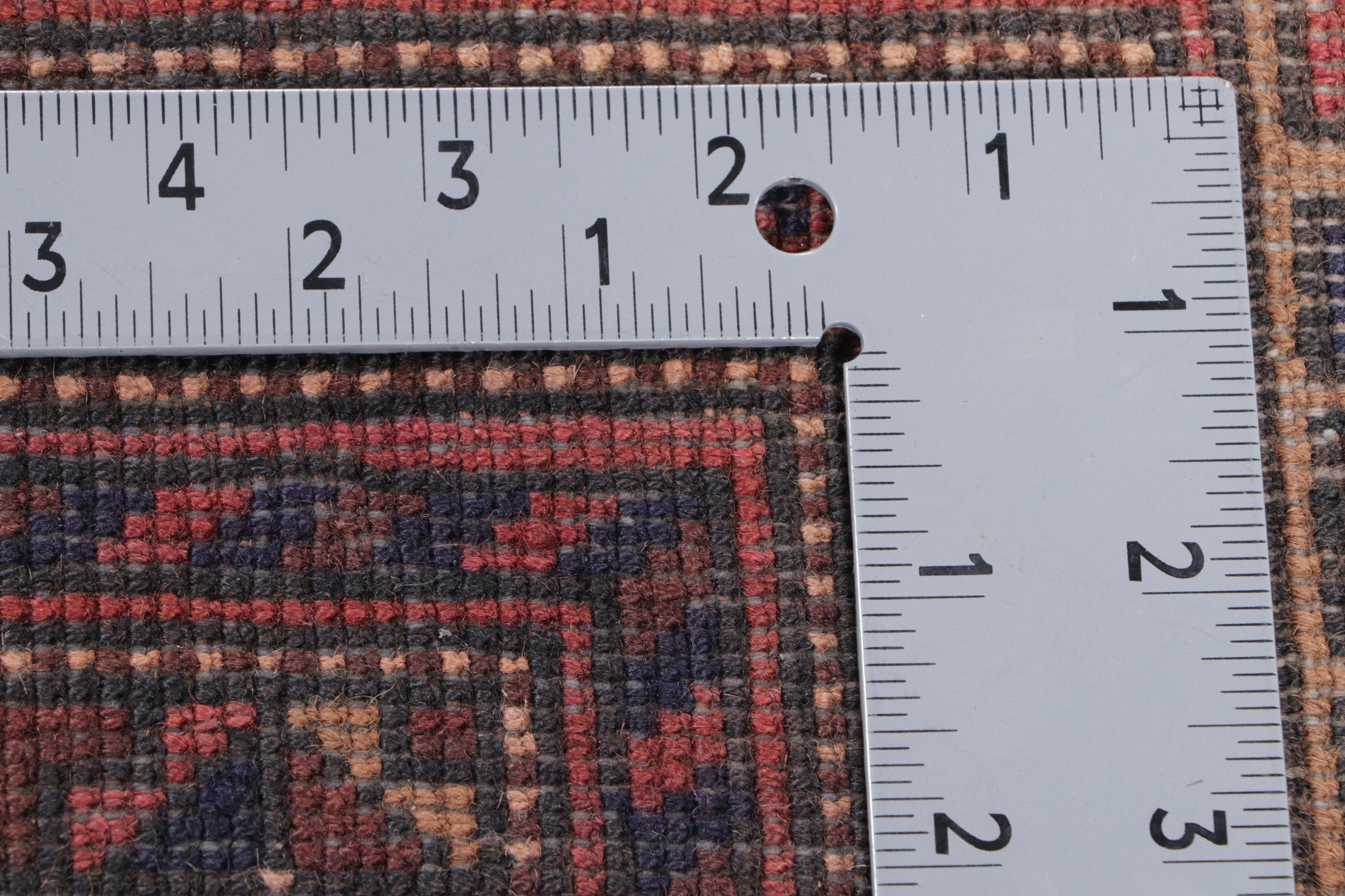 2'9 x 4'10 Hand-Knotted Afghan Baluch Accent Rug