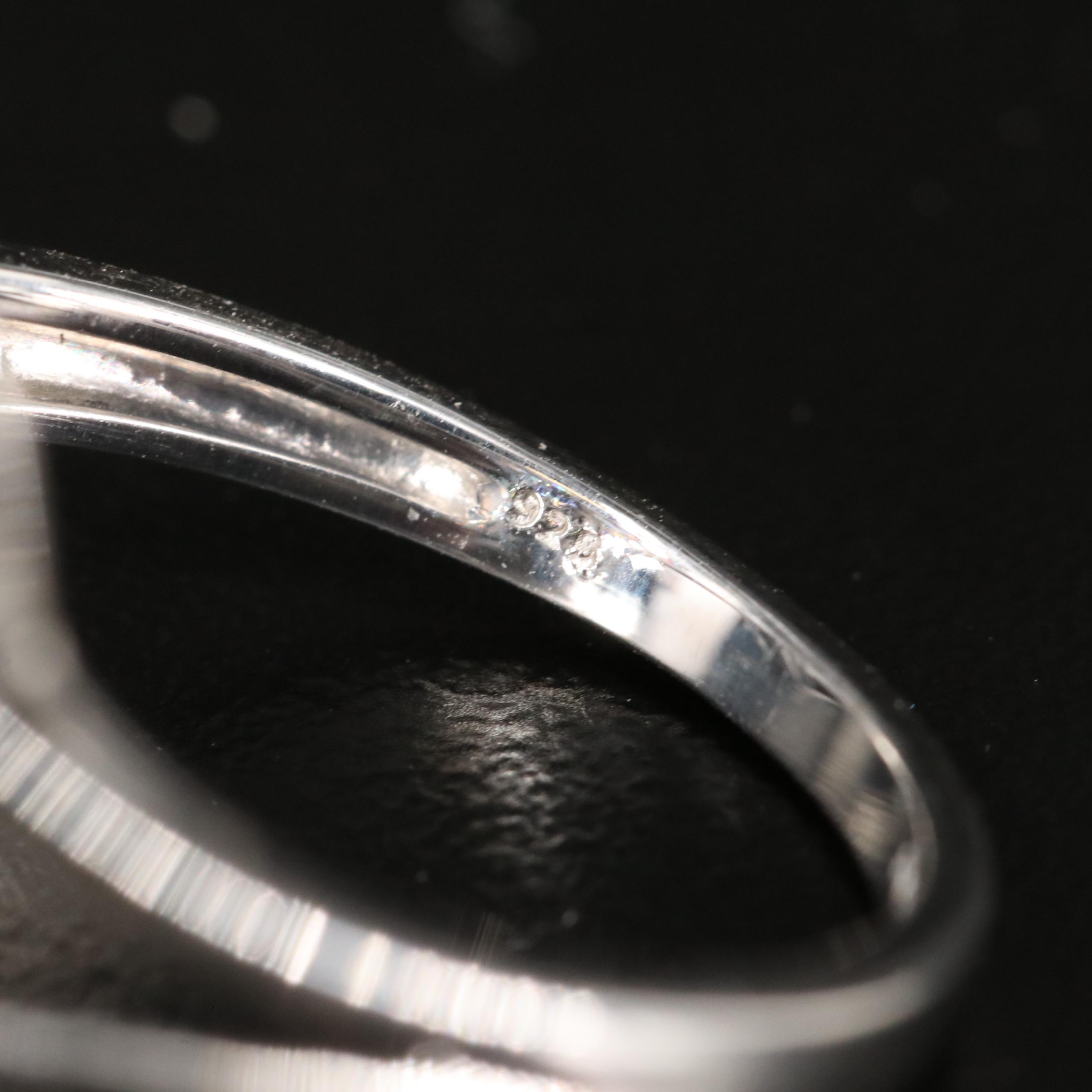 Sterling Sapphire, Sky Blue Topaz and White Sapphire Teardrop Ring