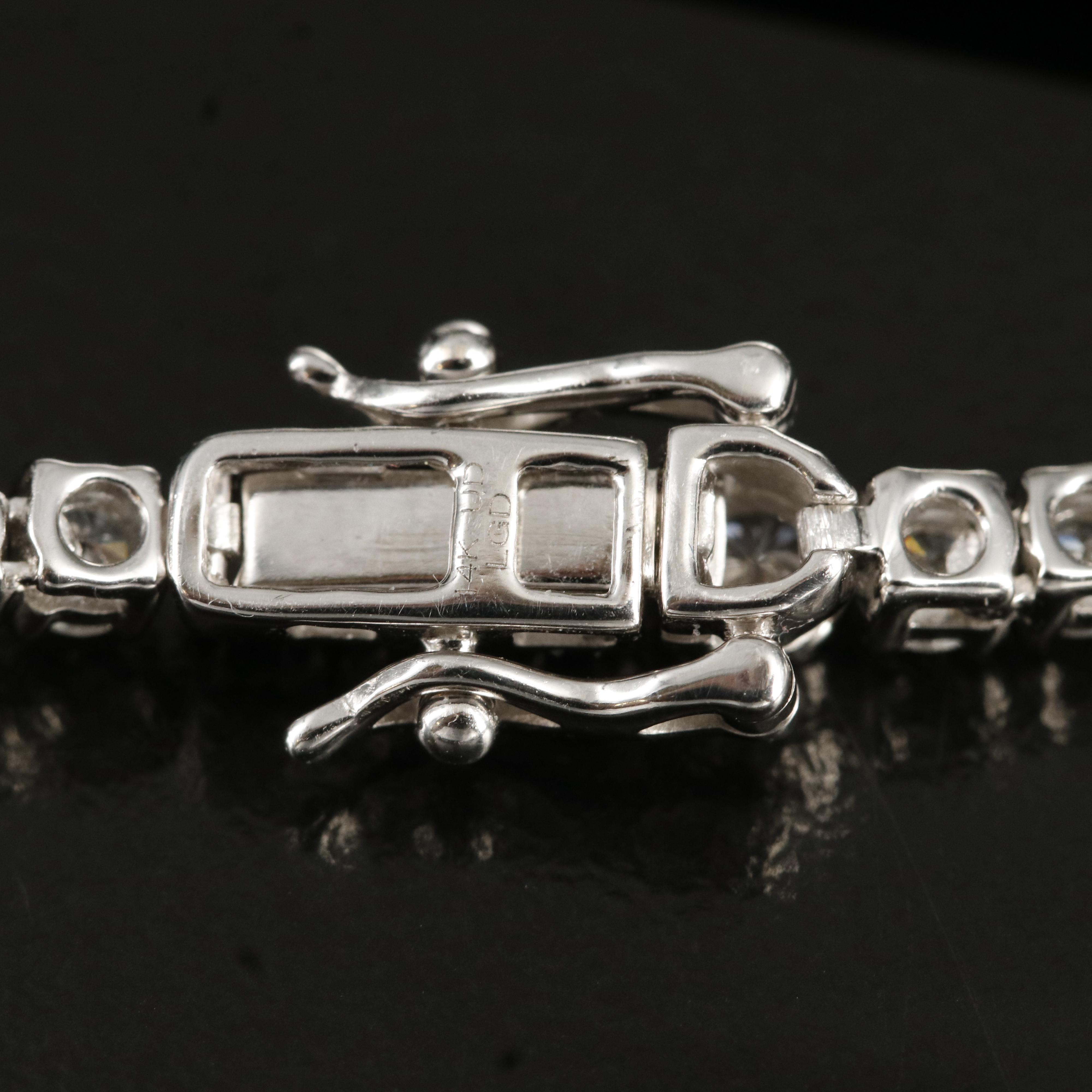 14K 10.00 CTW Lab Grown Diamond Rivière Necklace