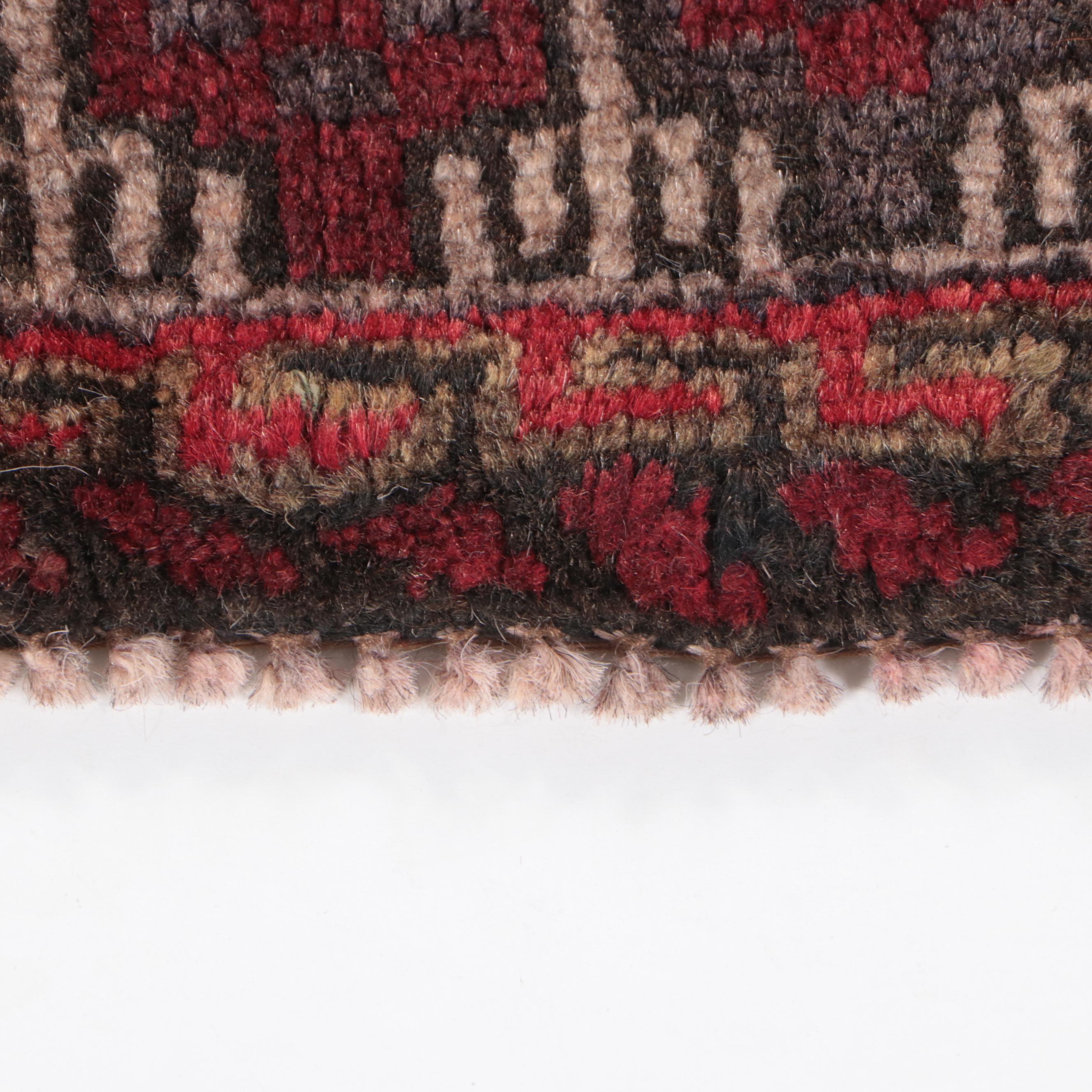 2'2 x 2'5 Hand-Knotted Afghan Baluch Accent Rug Floor Mat