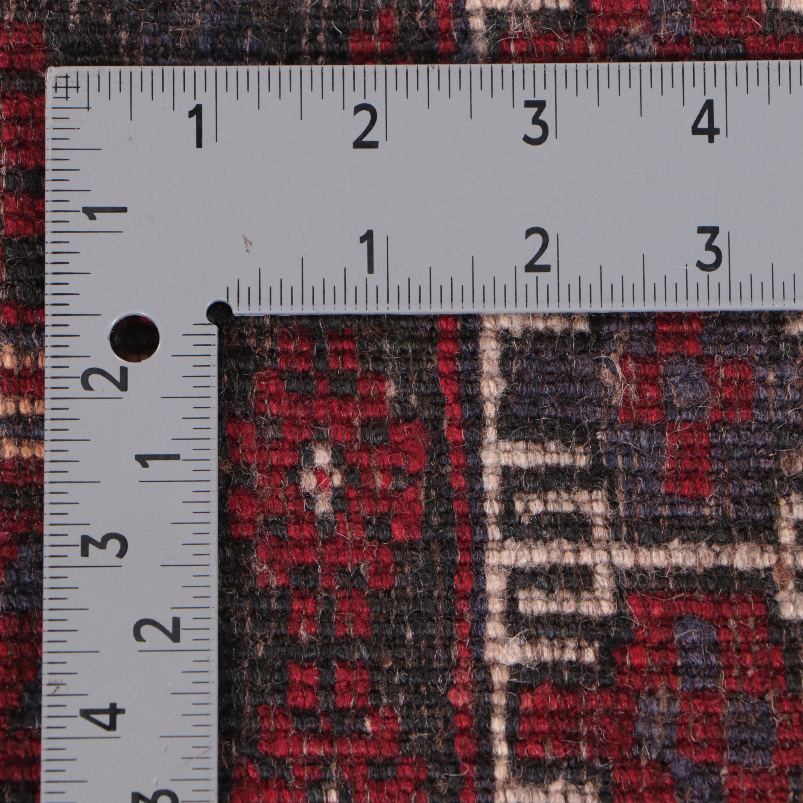 2'2 x 2'5 Hand-Knotted Afghan Baluch Accent Rug Floor Mat