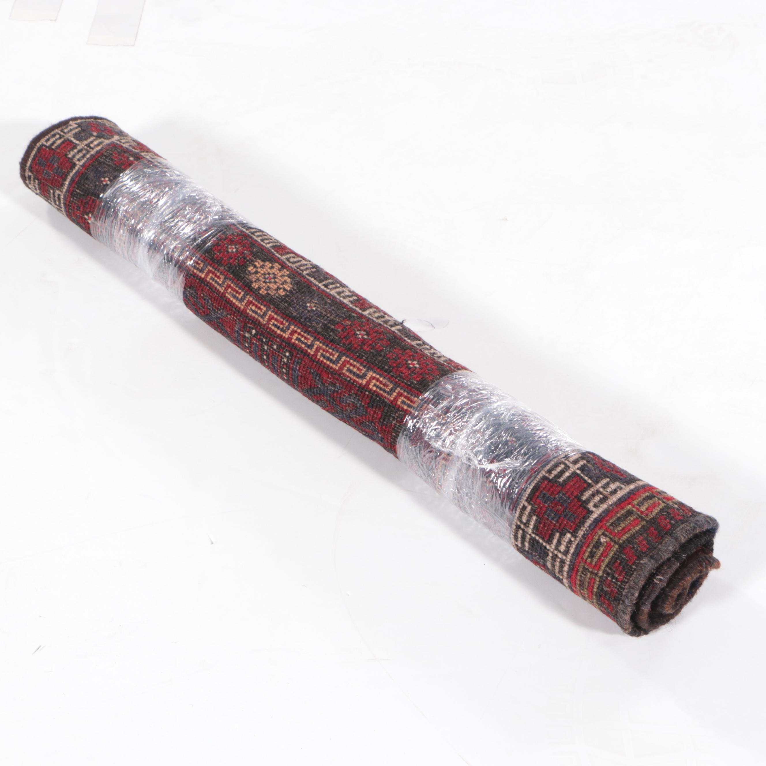 2'2 x 2'5 Hand-Knotted Afghan Baluch Accent Rug Floor Mat