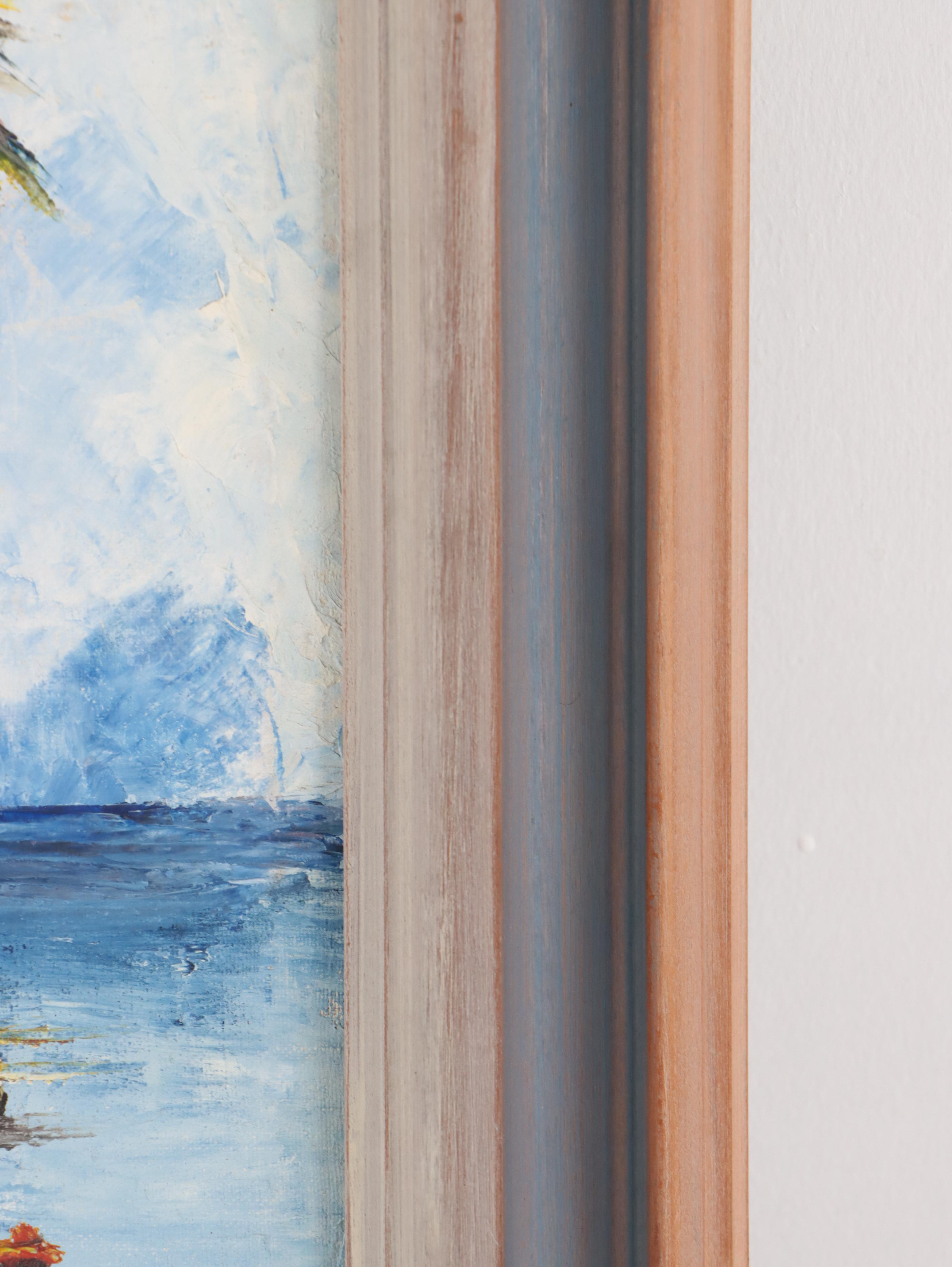 Antoine Pierre Oil Paintings of Coastal Scenes