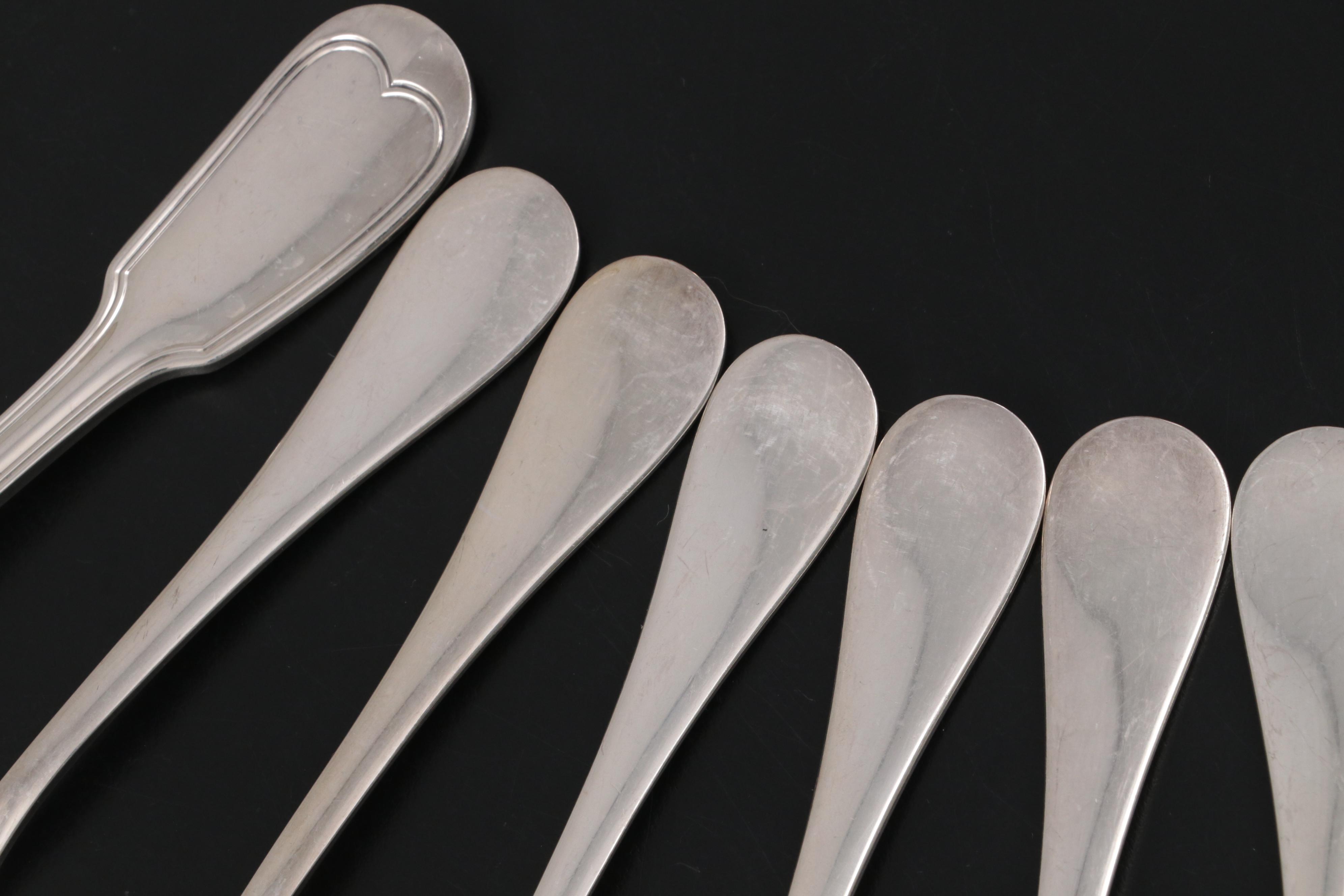 Christofle "Chinon" and More Silver Plate Flatware and Utensils