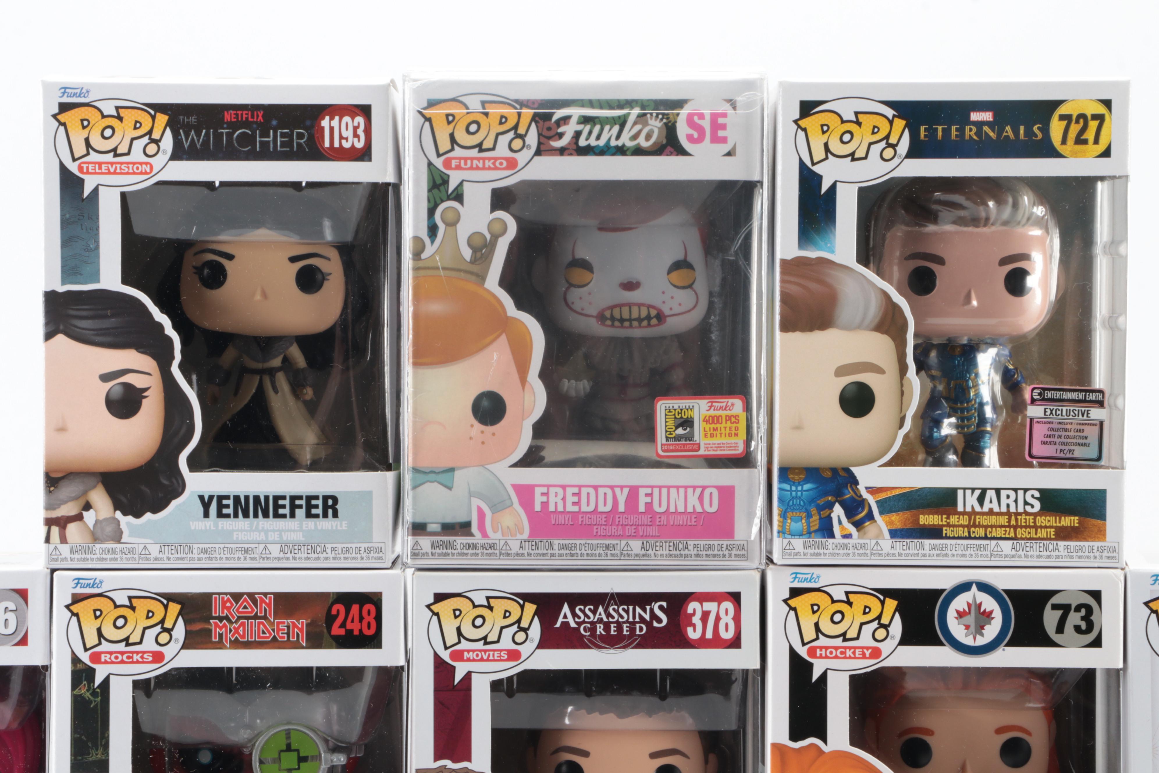 Funko Pop! Figures with Ikaris, John Wall, Zombie Thor, Kyle Connor, and More
