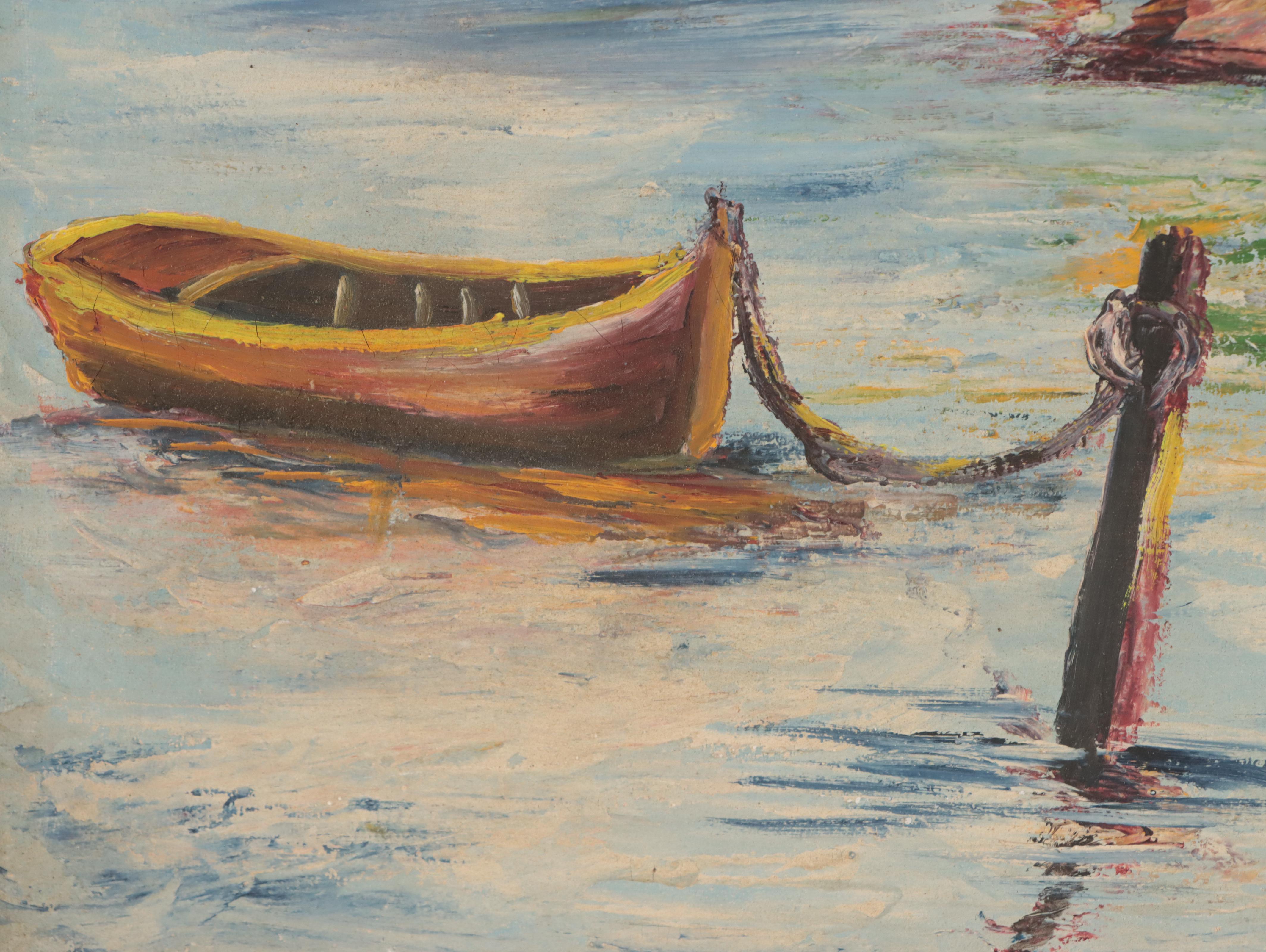 Antoine Pierre Oil Paintings of Coastal Scenes