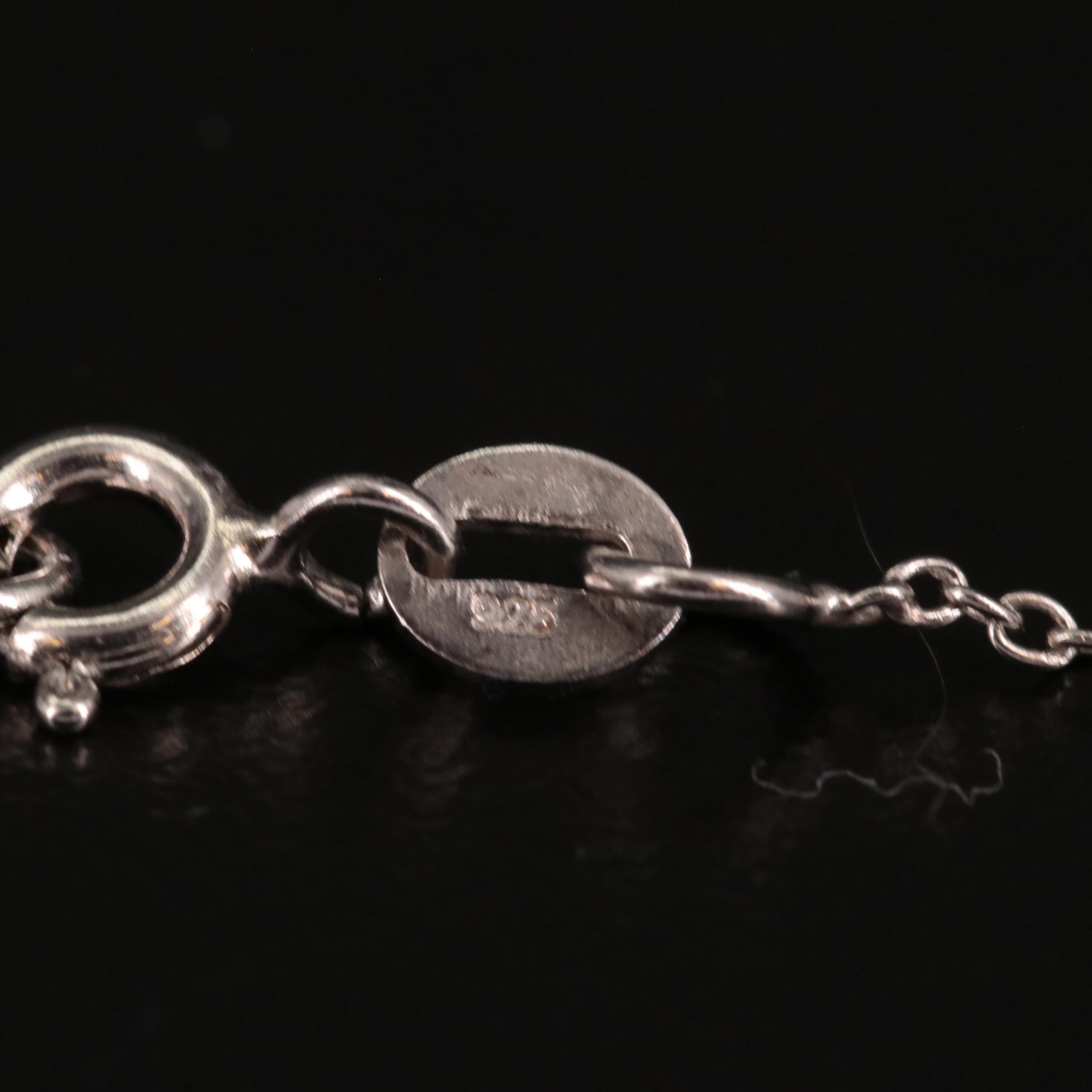 Sterling Seahorse Pendant Necklace