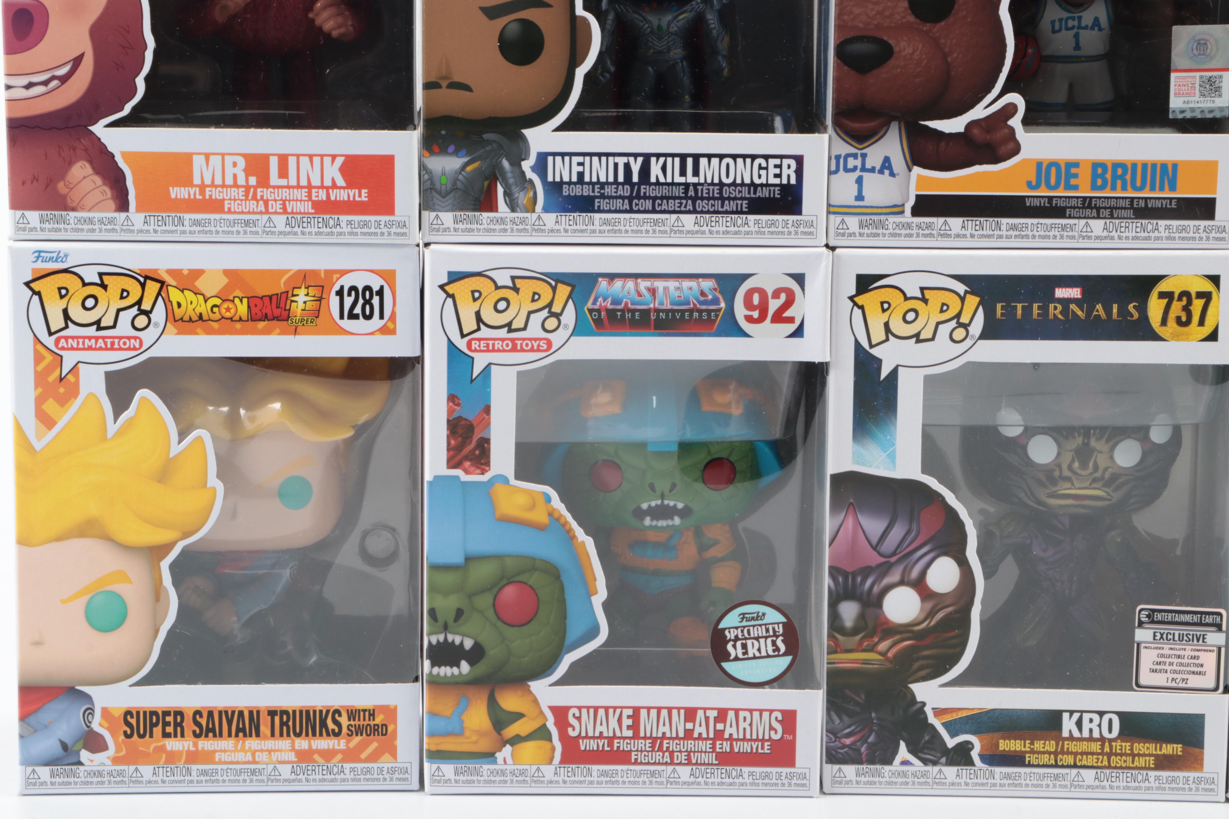 Funko Pop! Figures with Ikaris, John Wall, Zombie Thor, Kyle Connor, and More