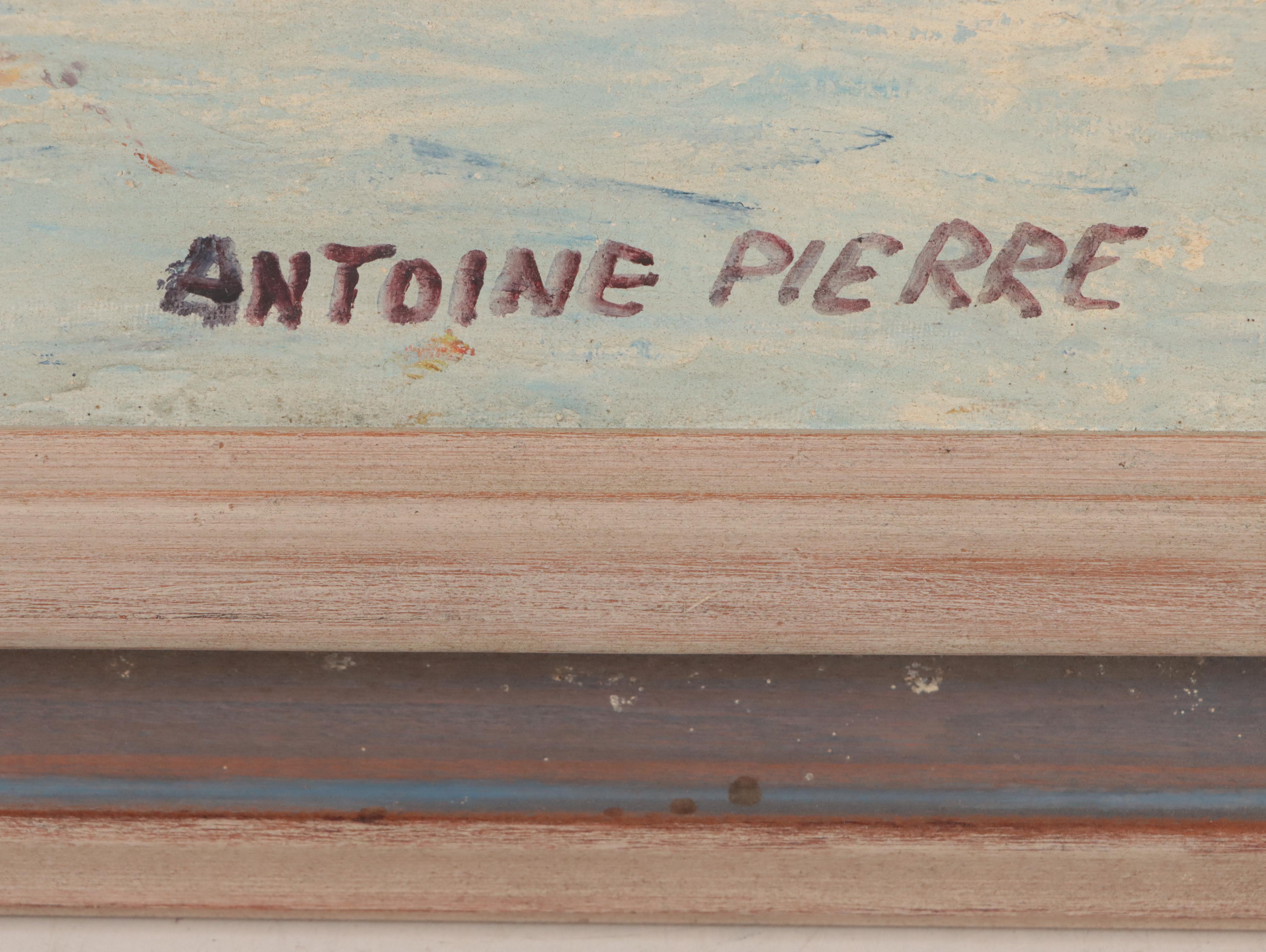 Antoine Pierre Oil Paintings of Coastal Scenes