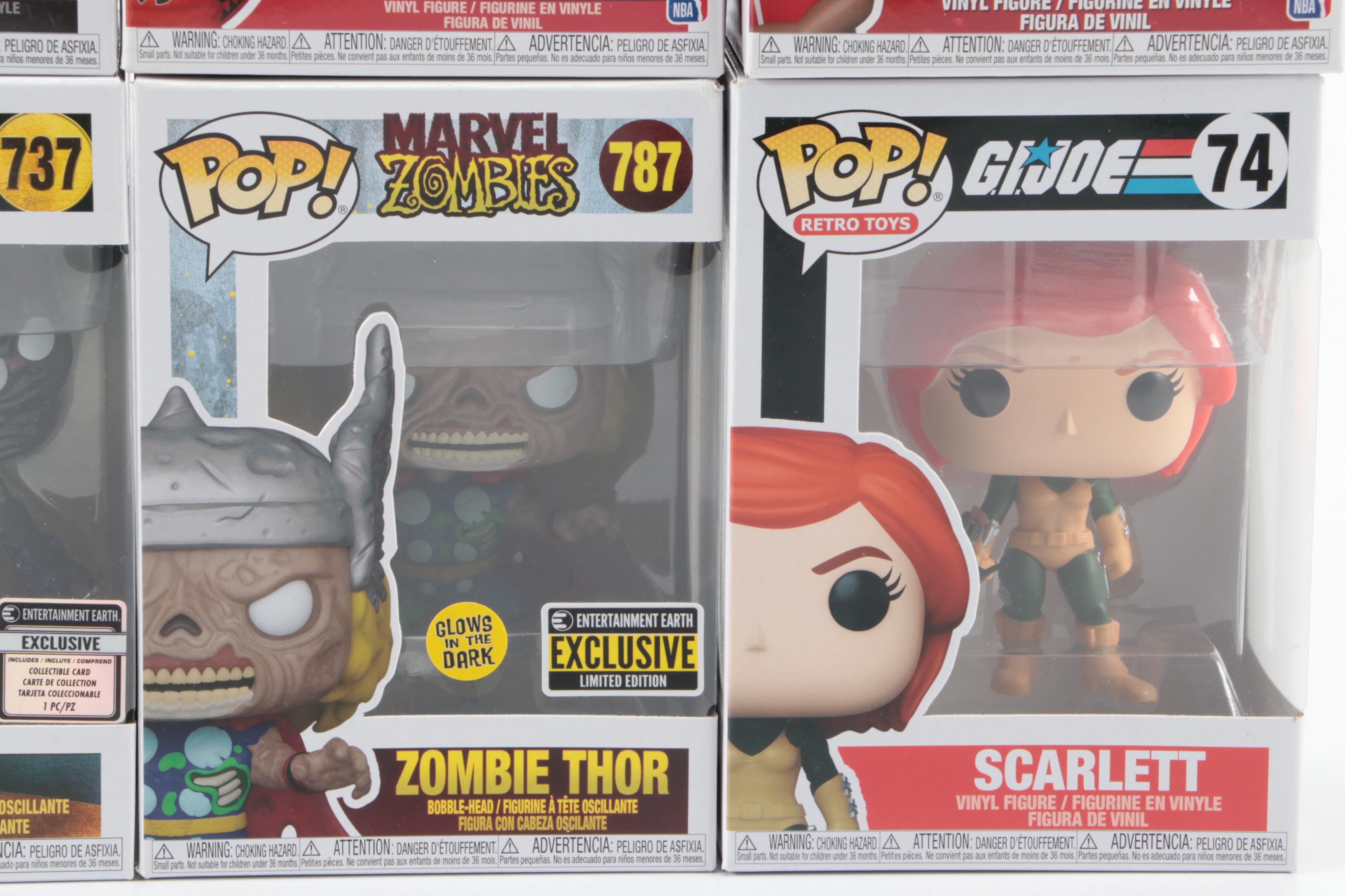 Funko Pop! Figures with Ikaris, John Wall, Zombie Thor, Kyle Connor, and More