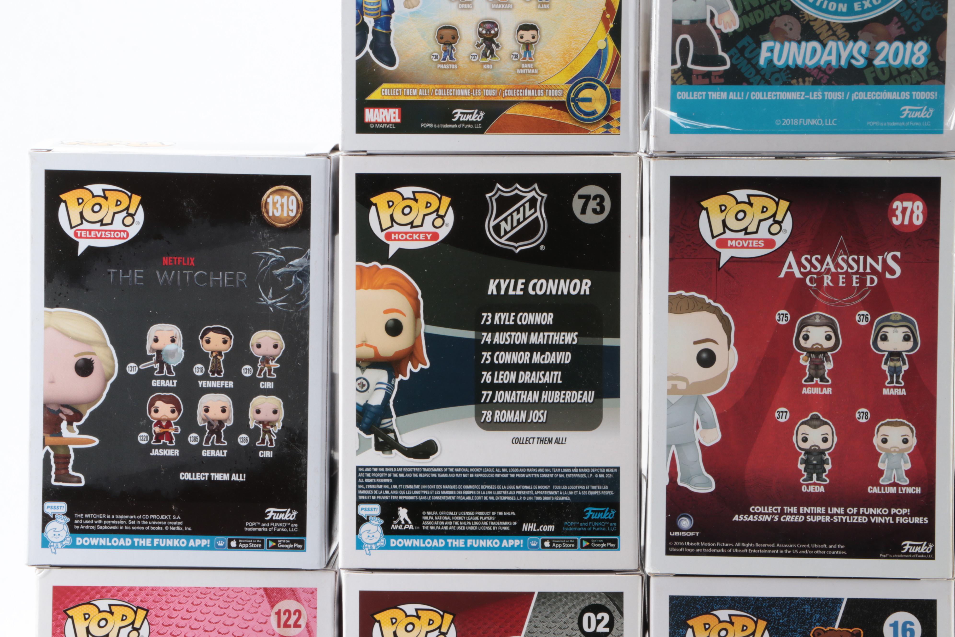 Funko Pop! Figures with Ikaris, John Wall, Zombie Thor, Kyle Connor, and More