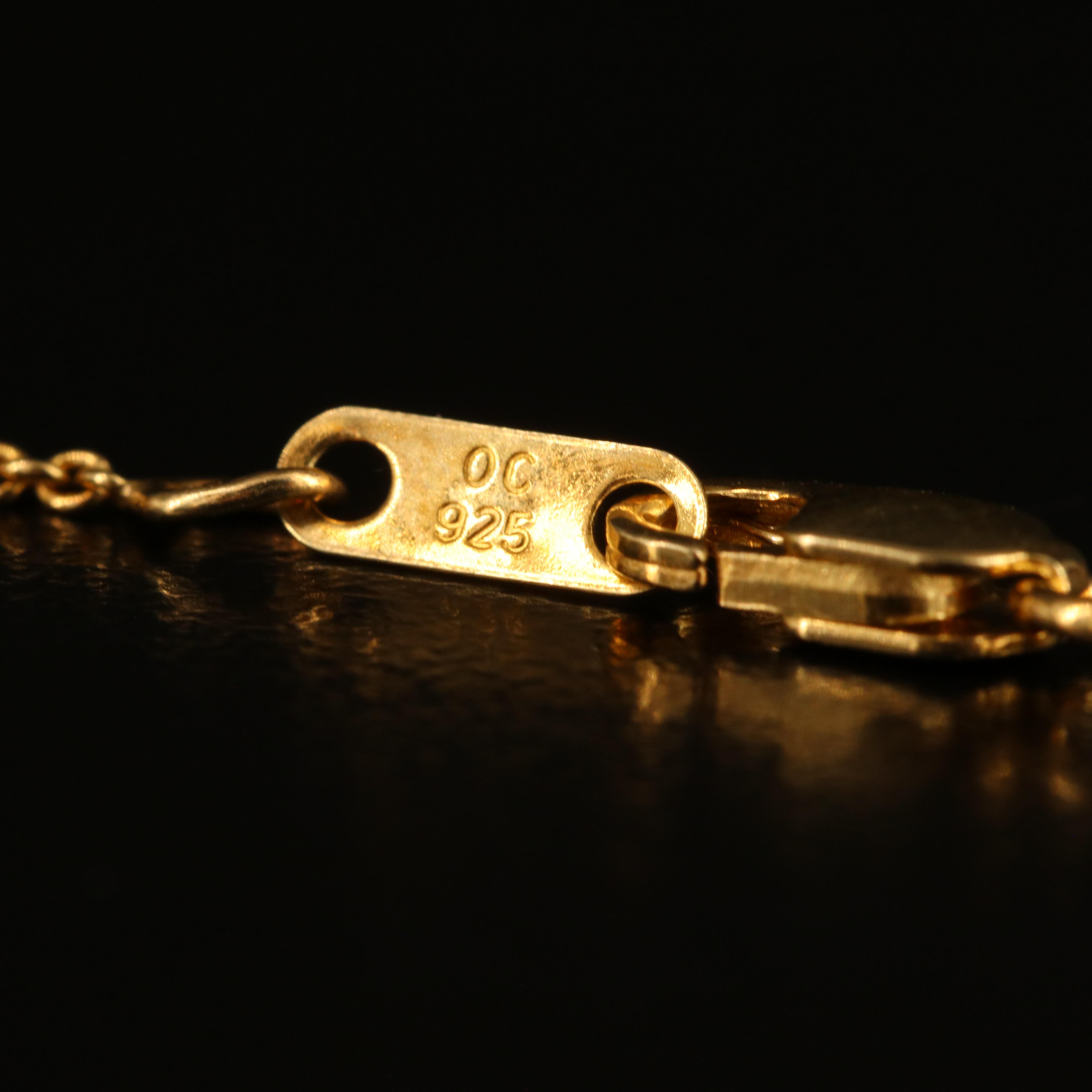 Sterling Opal and White Sapphire Pendant Necklace