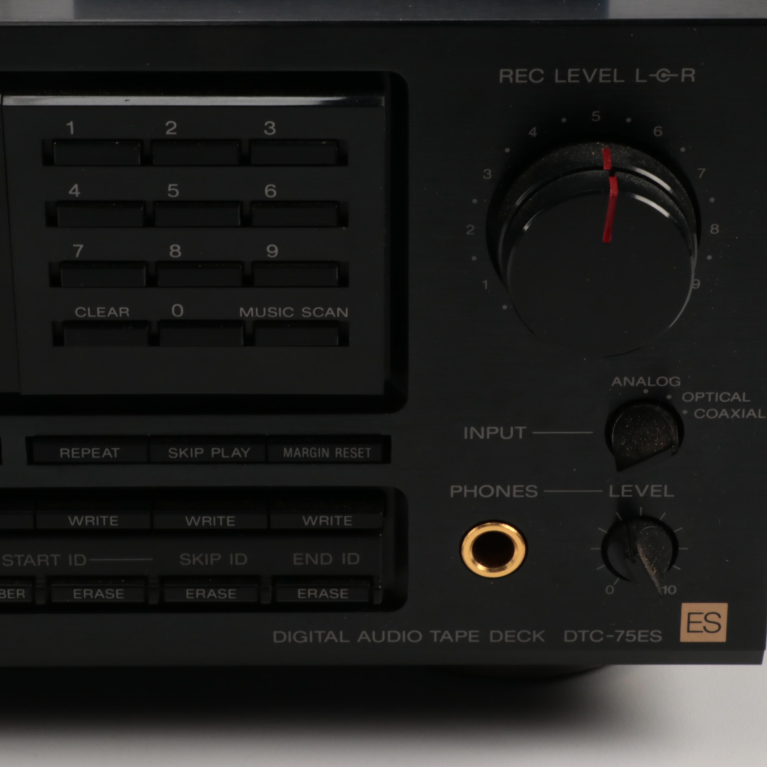 Sony DTC-75ES High Density Digital Audio Tape Deck, Late 20th Century