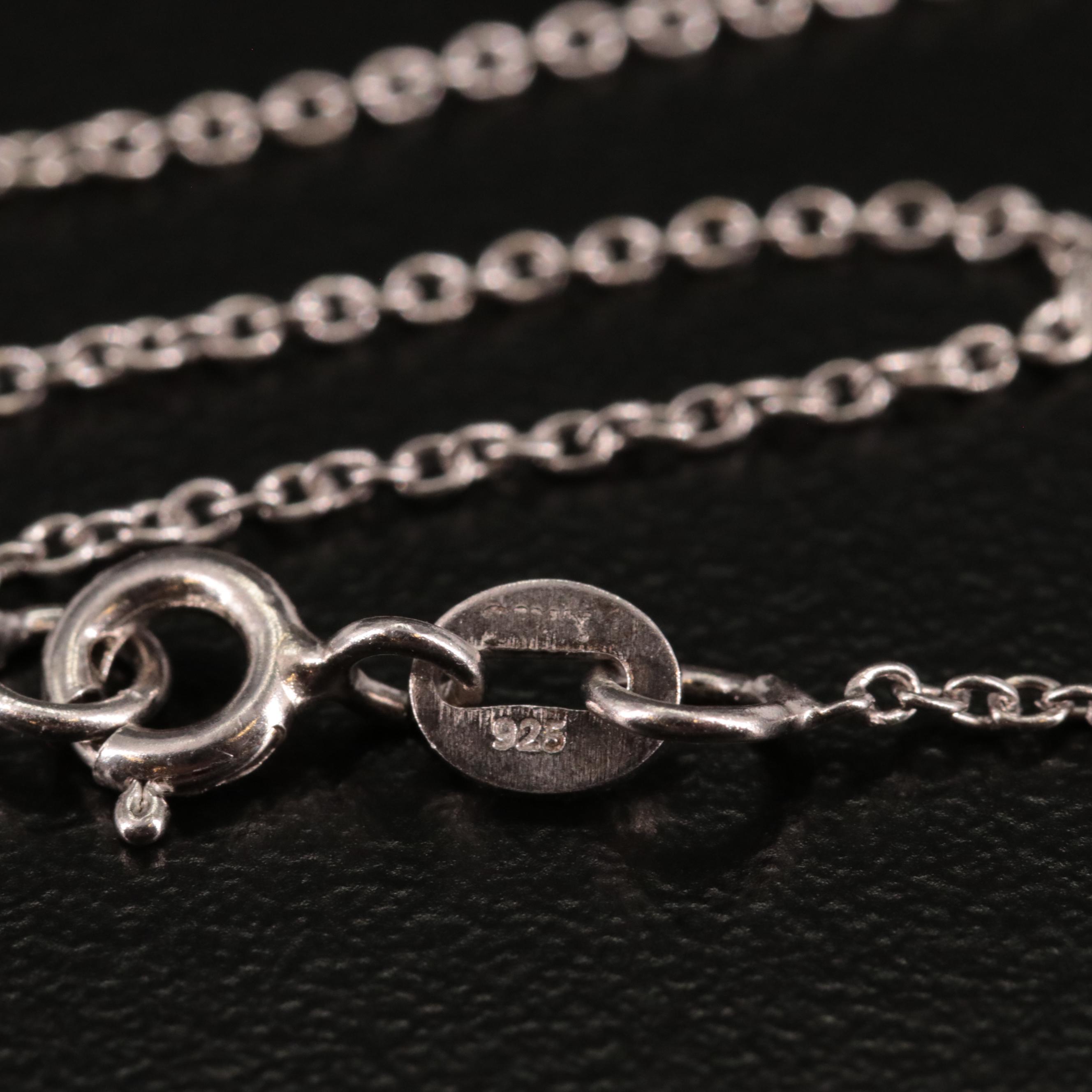 Sterling Seahorse Pendant Necklace