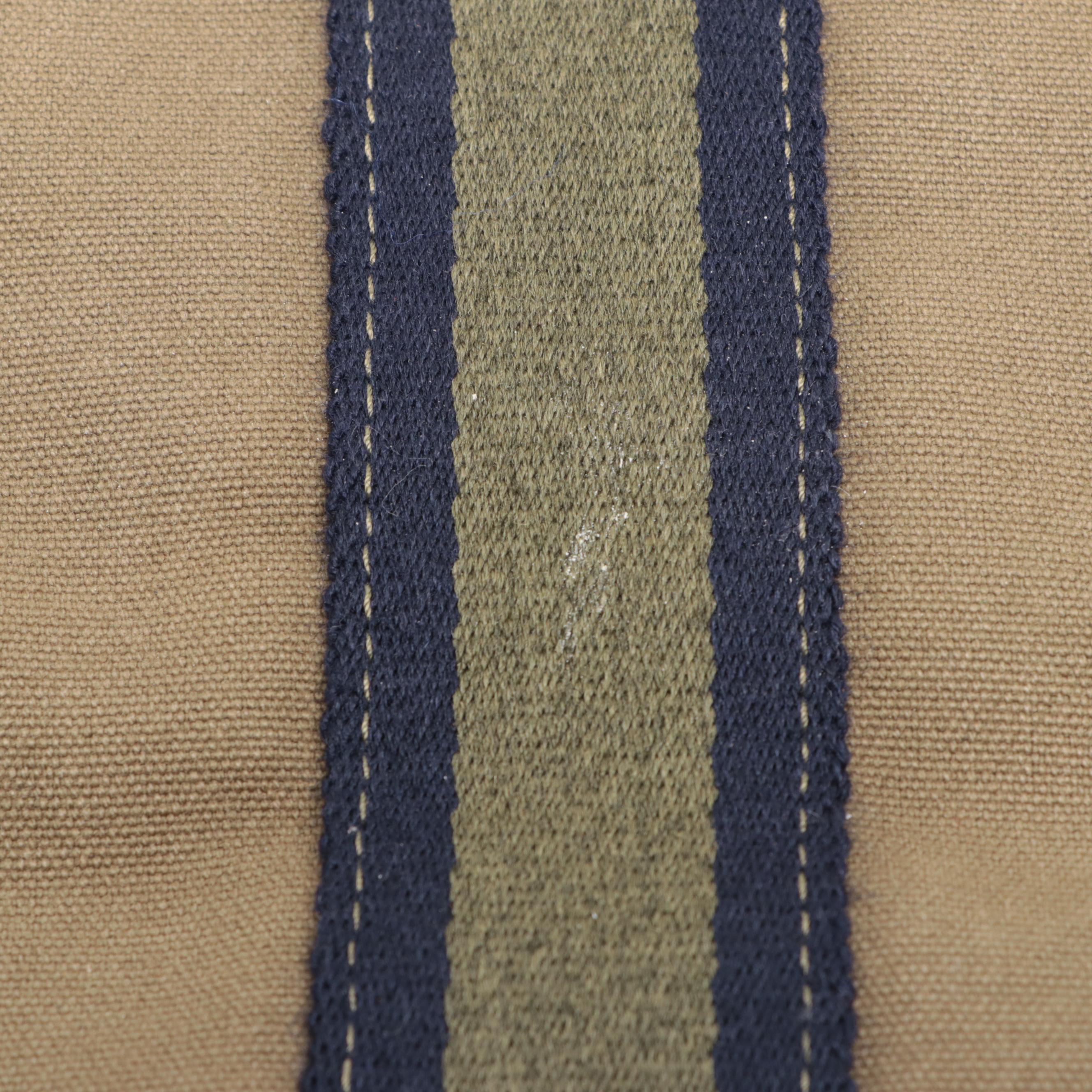 Hermès Fourre Tout MM in Khaki Green Cotton Canvas