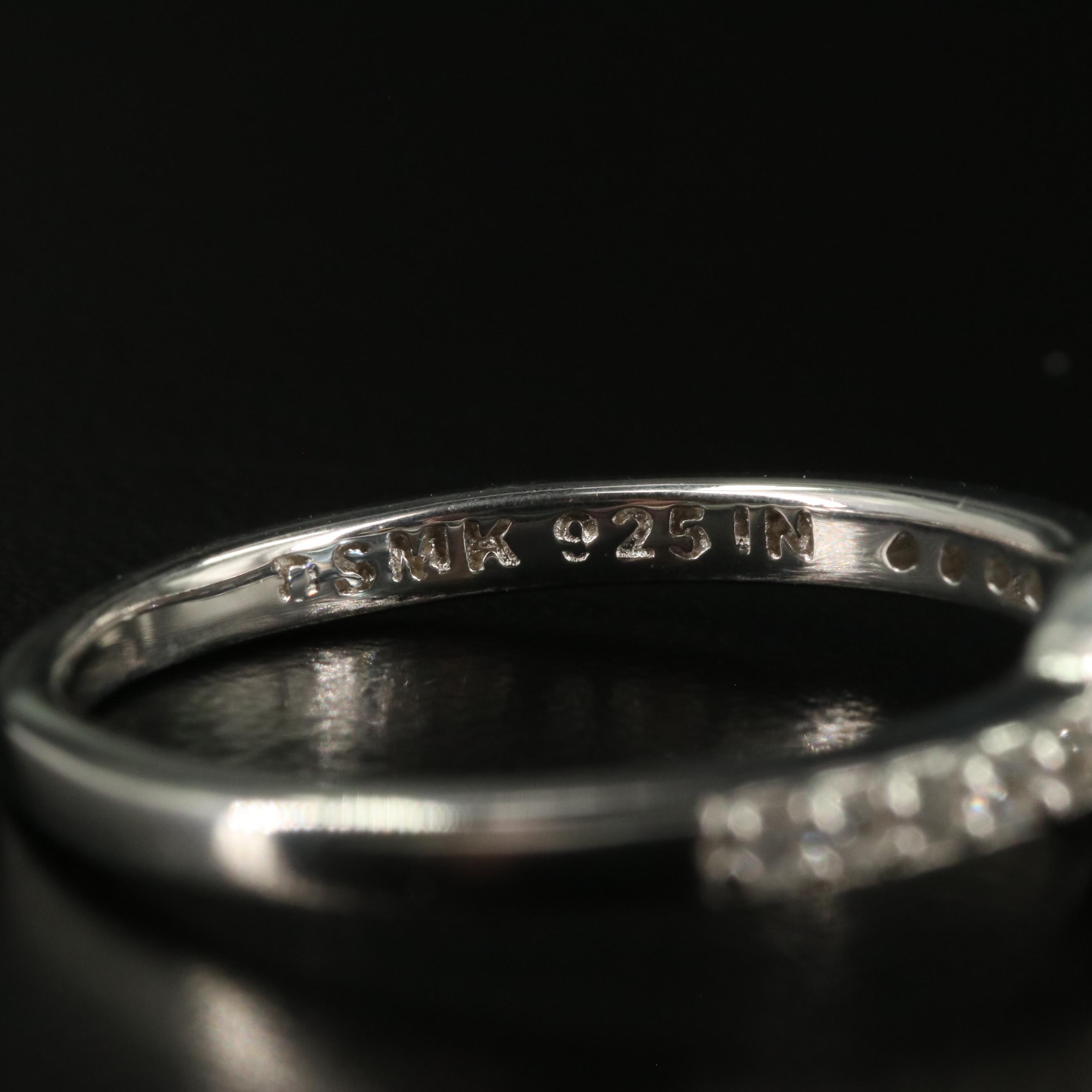 Sterling Blue and White Topaz Ring