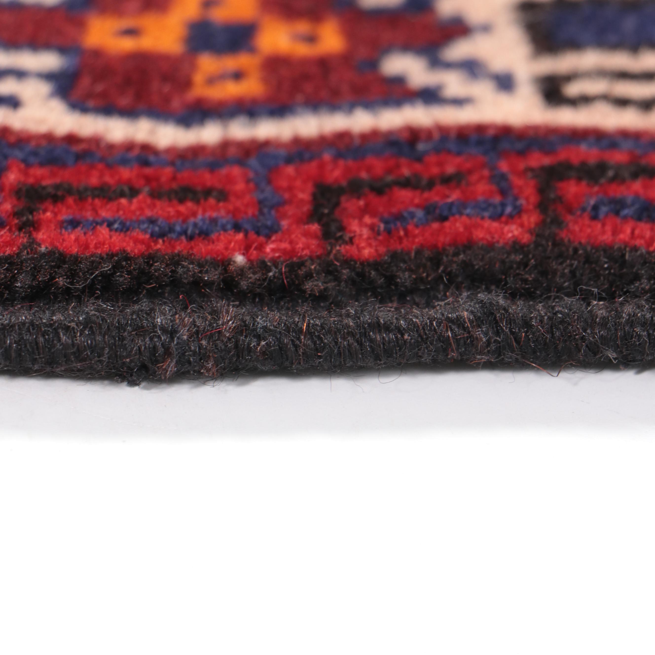 2'3 x 2'8 Hand-Knotted Afghan Baluch Accent Rug