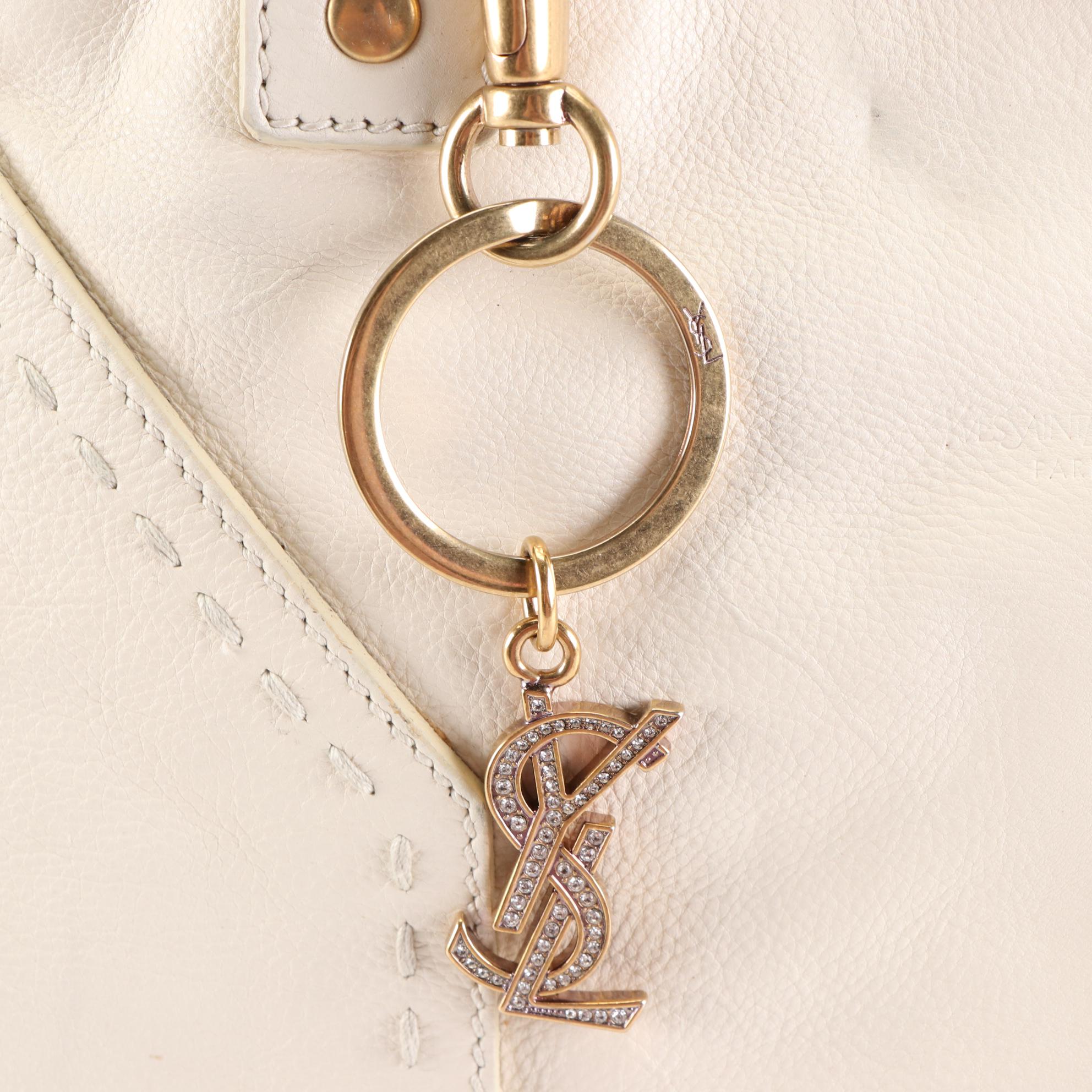 Yves Saint Laurent Muse Domed Bag in Calfskin Leather