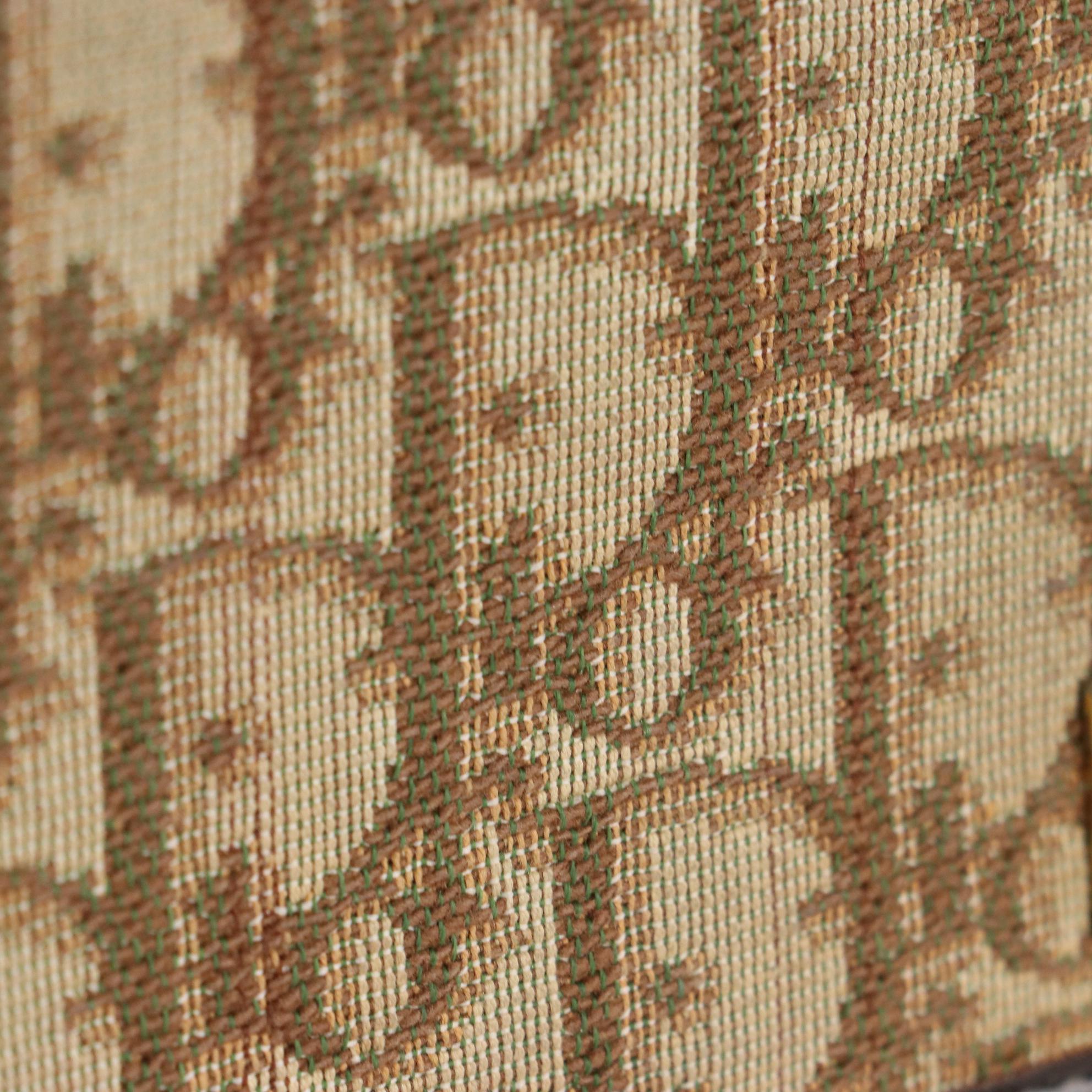 Christian Dior Bifold Long Wallet  in Oblique Canvas and Brown Leather