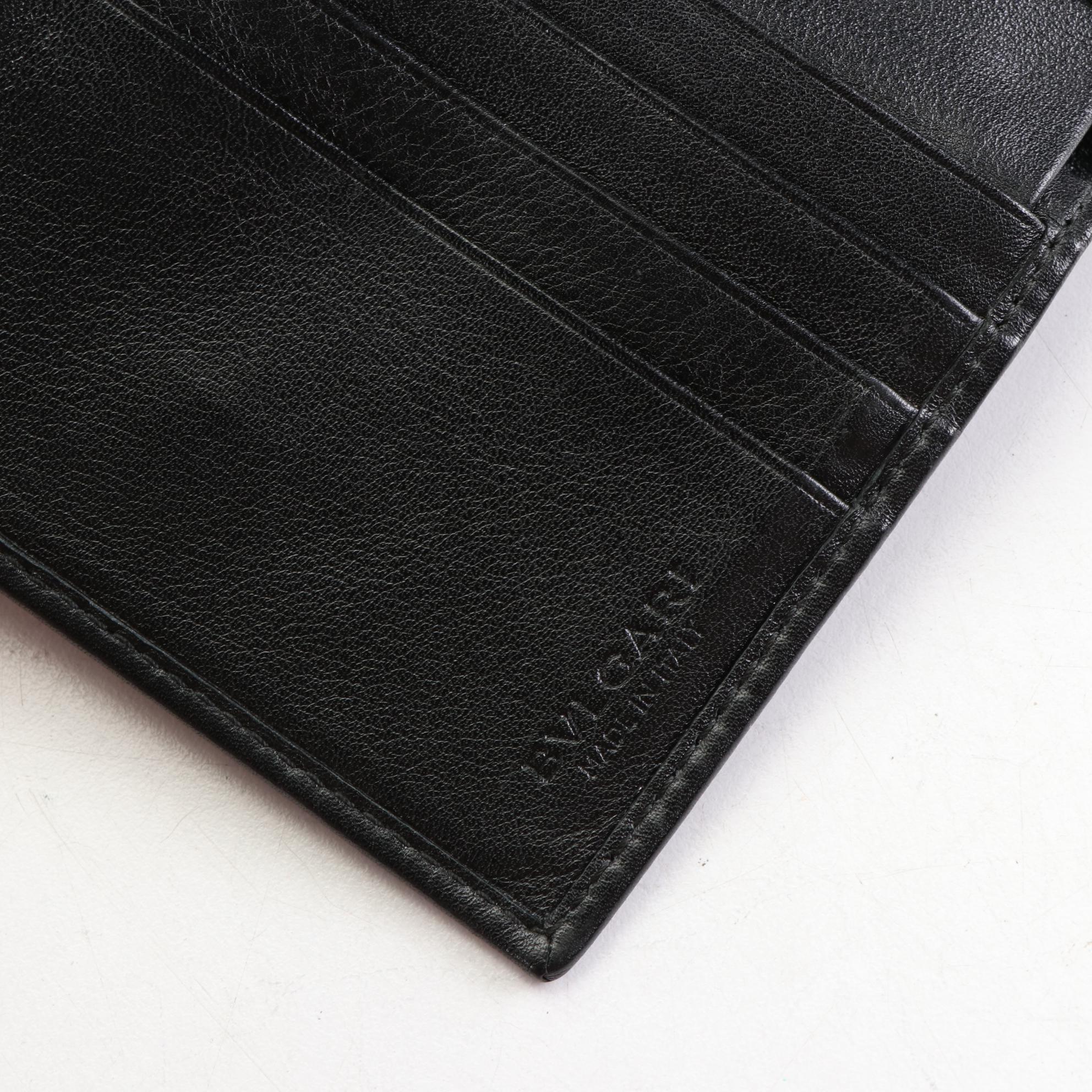 BVLGARI Compact Wallet in Leather