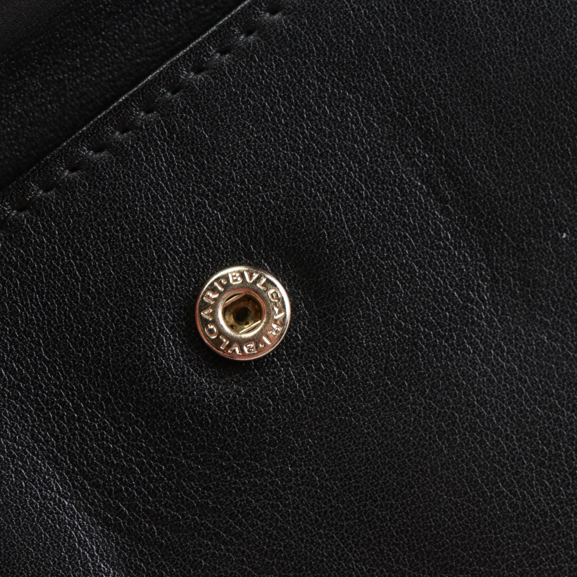 BVLGARI Compact Wallet in Leather