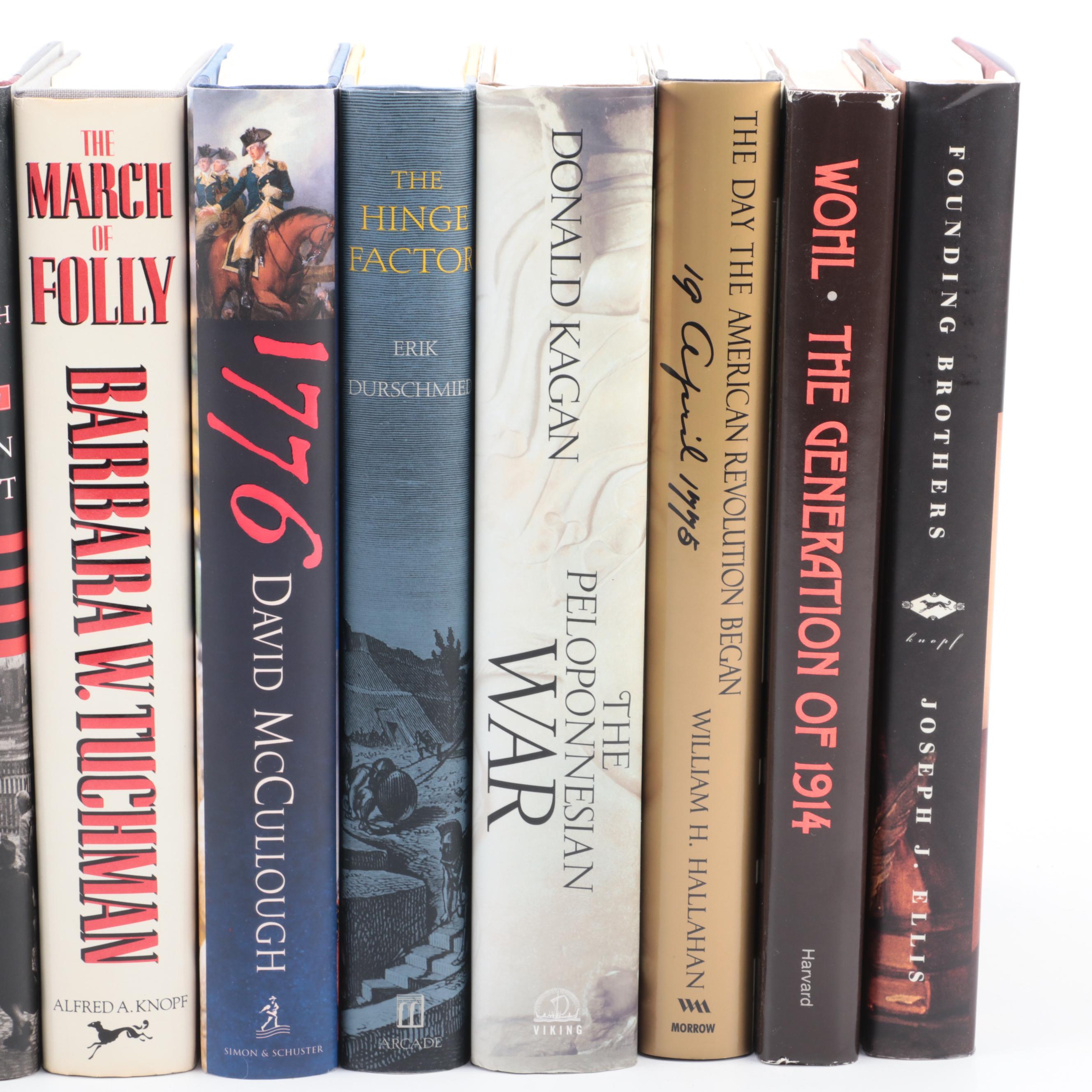 First Edition "The March of Folly" by Barbara Tuchman and More History Books