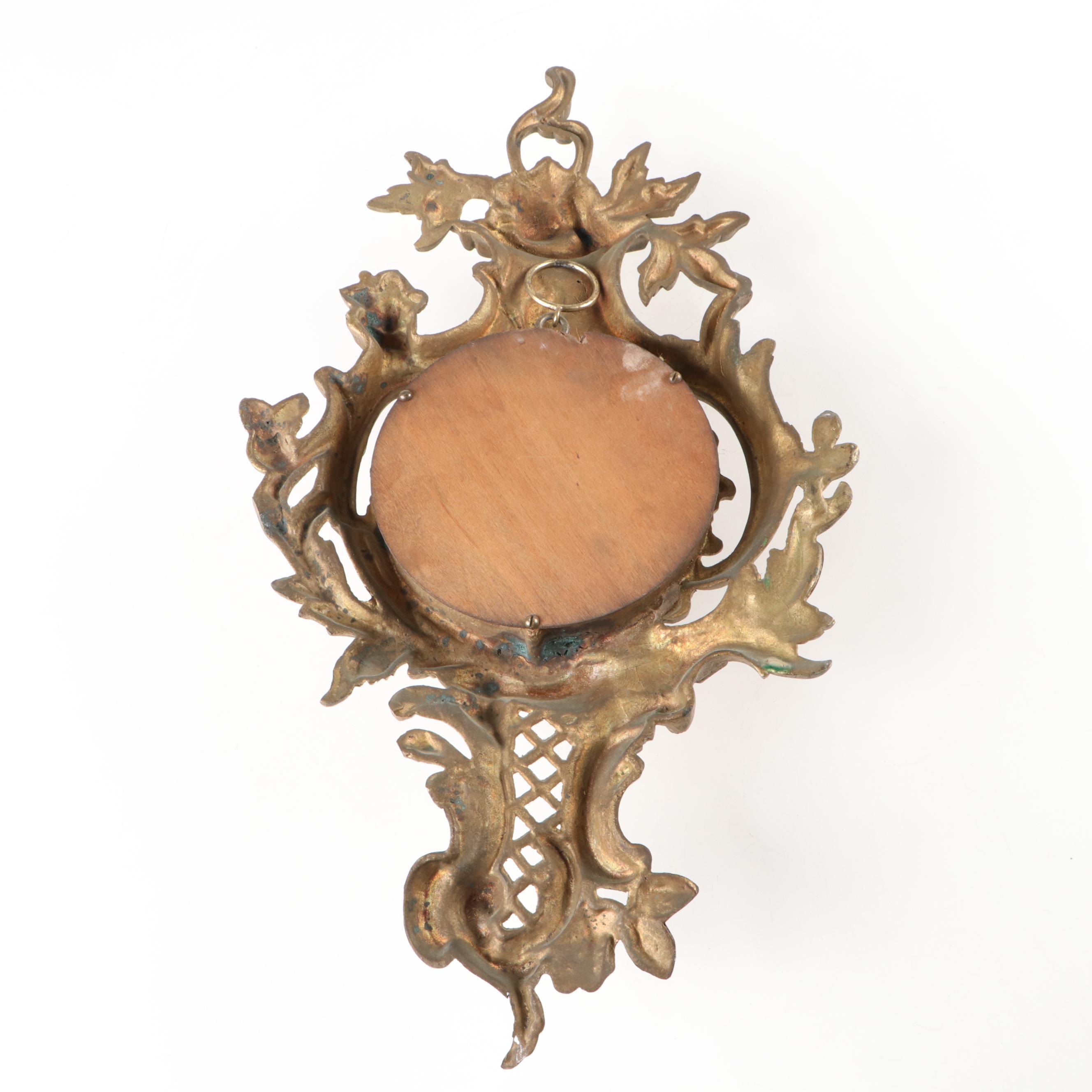 Bunéy French Louis XV Style Gilt Brass Cartel Clock, 20th Century