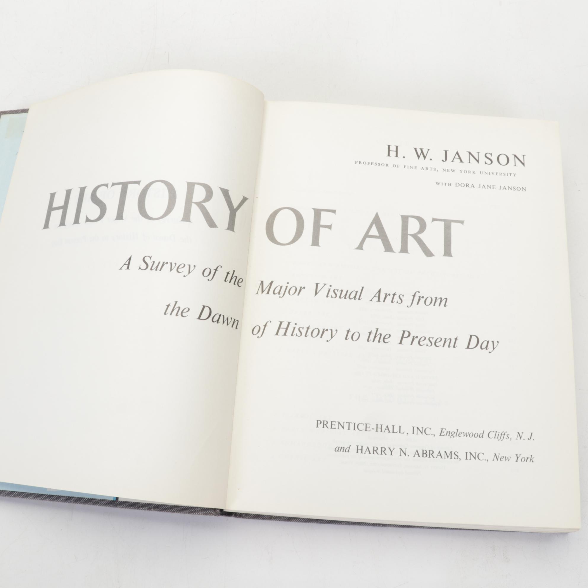 "A History of Art" by H.W Janson with Art and Travel Collection