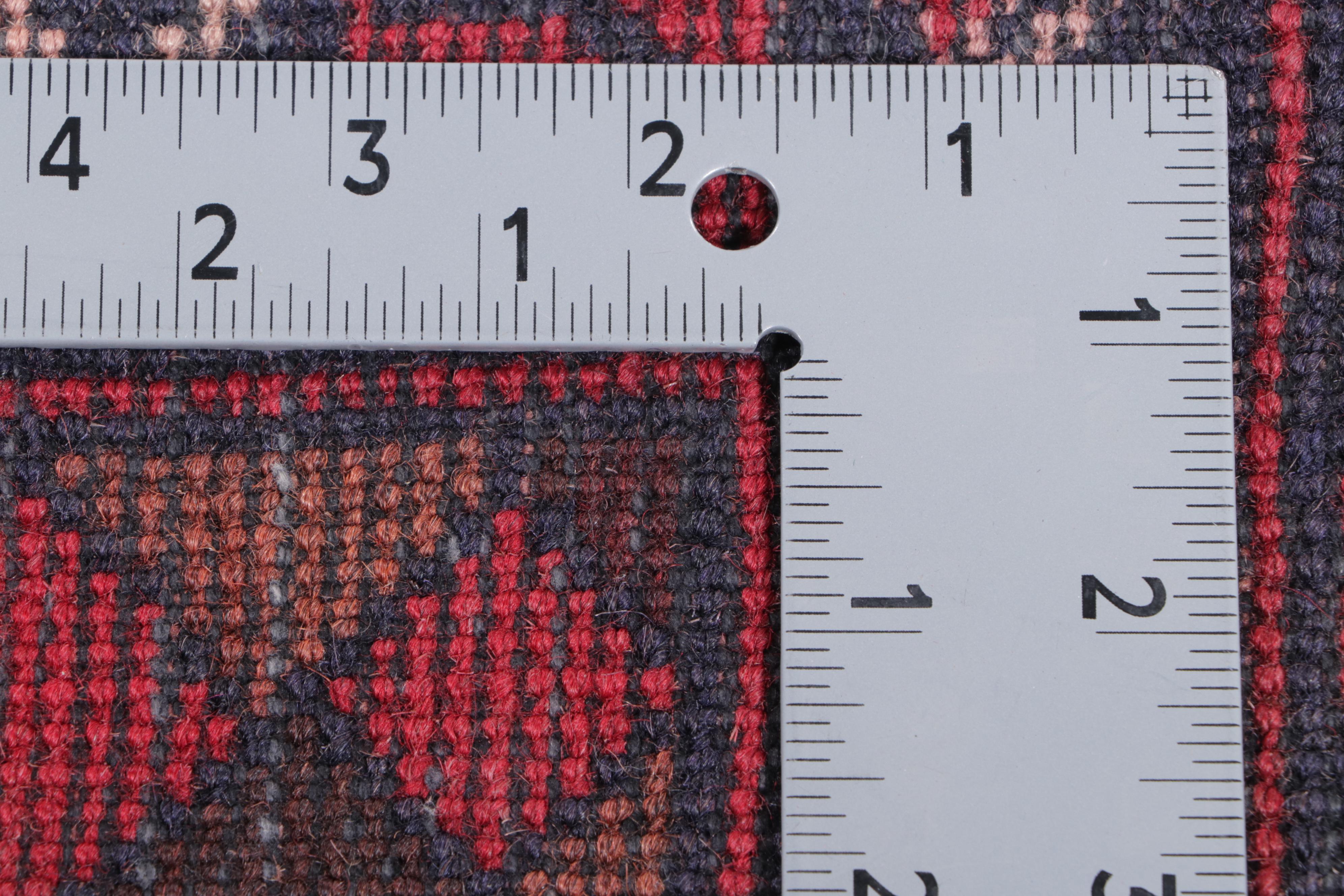 3'3 x 4'11 Hand-Knotted Afghan Baluch Pictorial Accent Rug