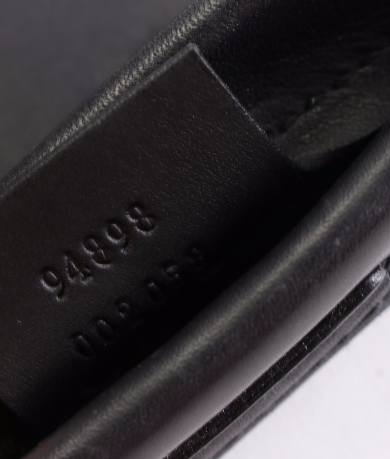 Gucci Shoulder Tote with Zip Pouch in Smooth Black Leather with Small Pouch