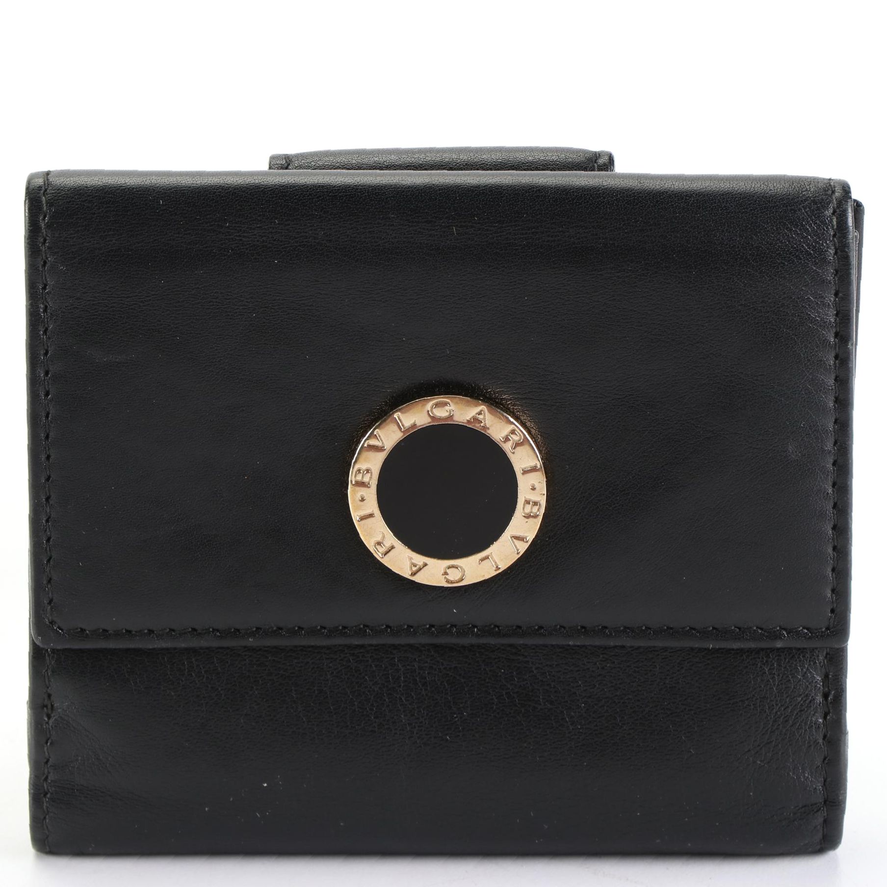 BVLGARI Compact Wallet in Leather