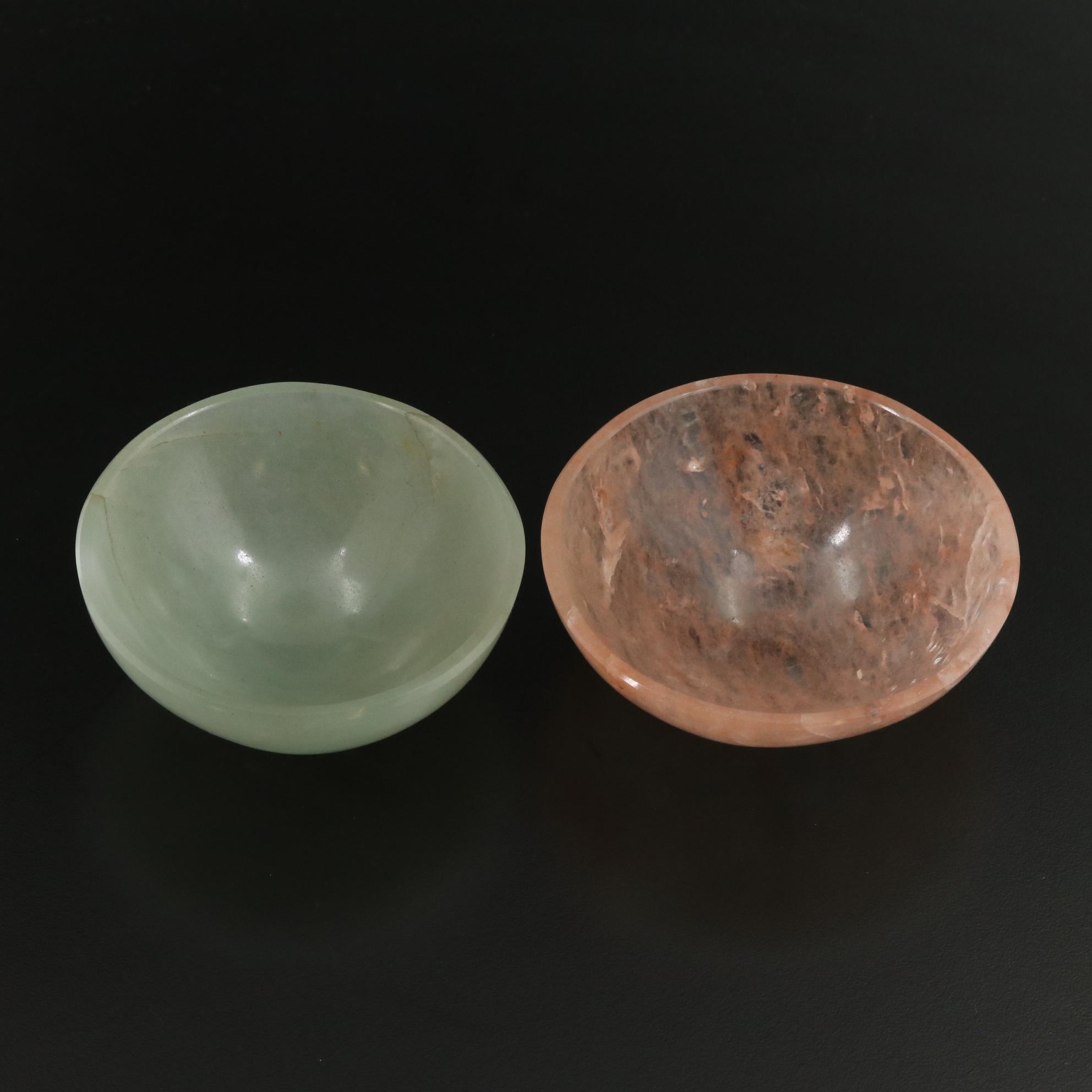 Carved Quartz Bowls