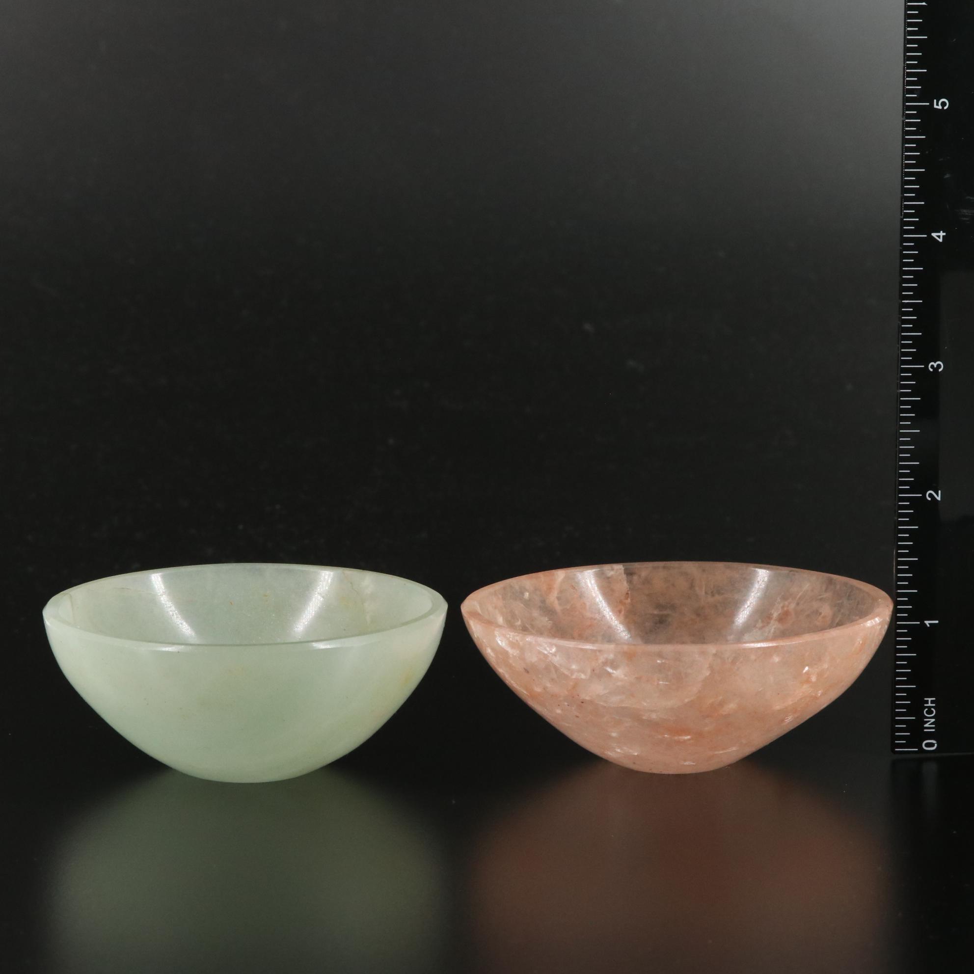 Carved Quartz Bowls