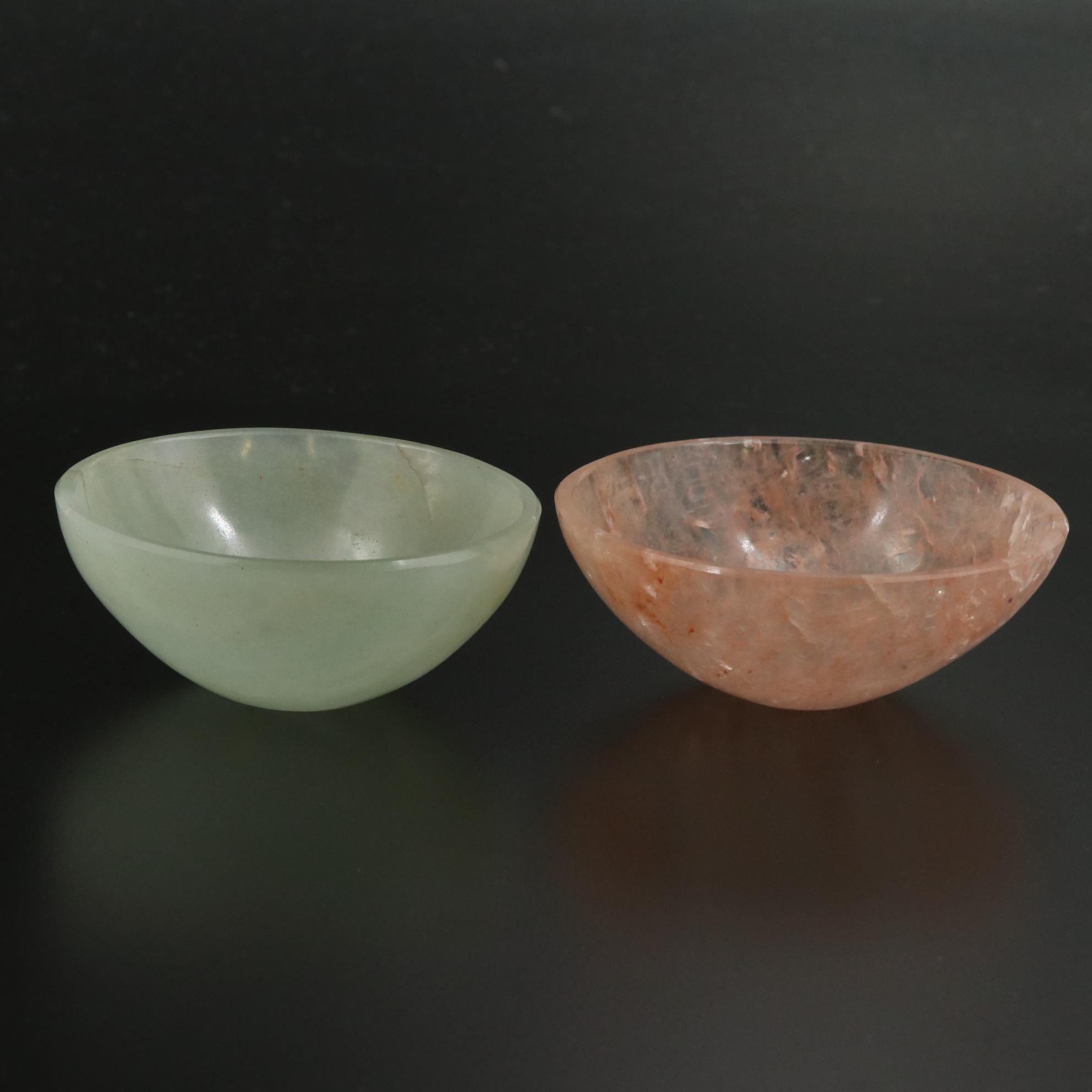 Carved Quartz Bowls