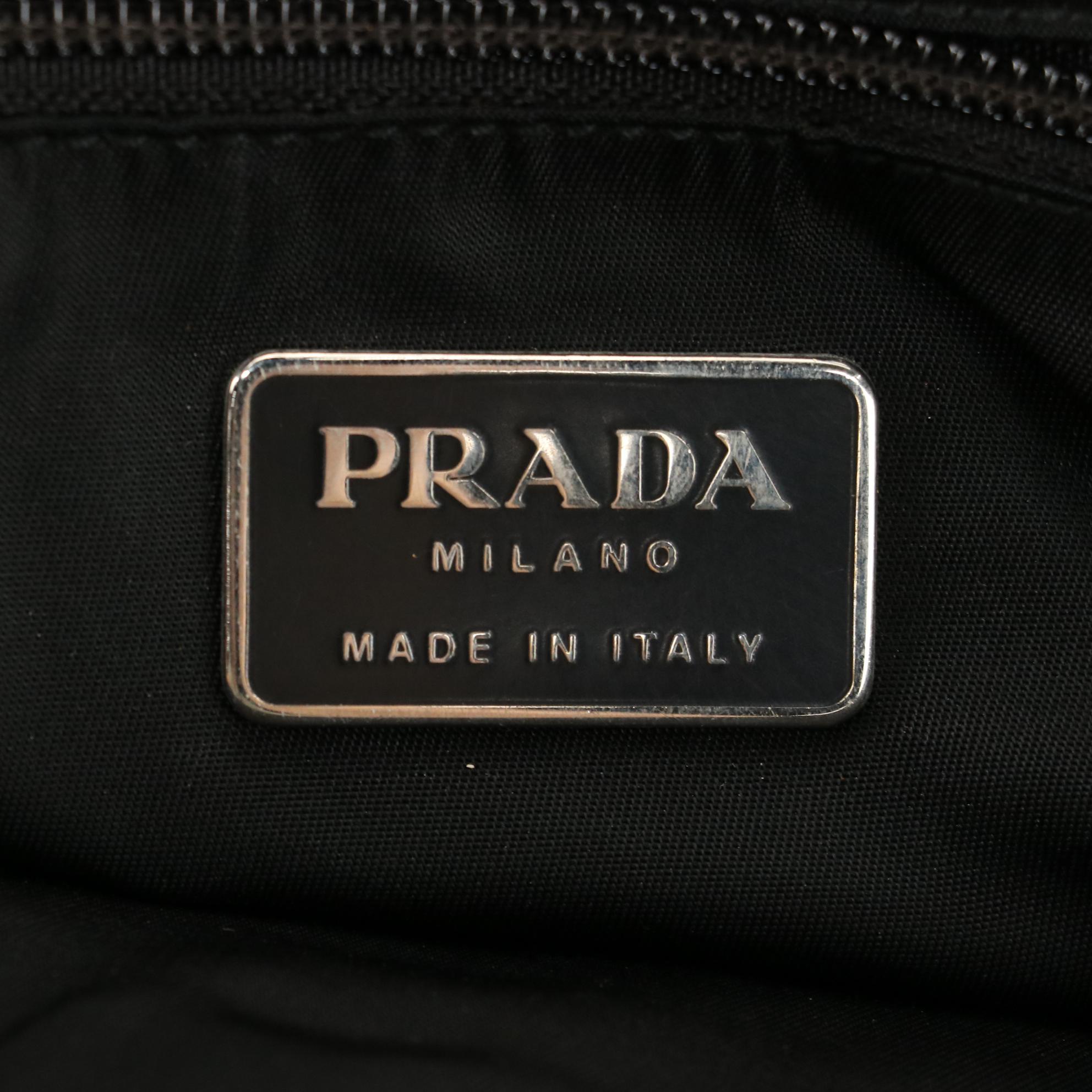 Prada Tessuto Top Handle Handbag in Nylon