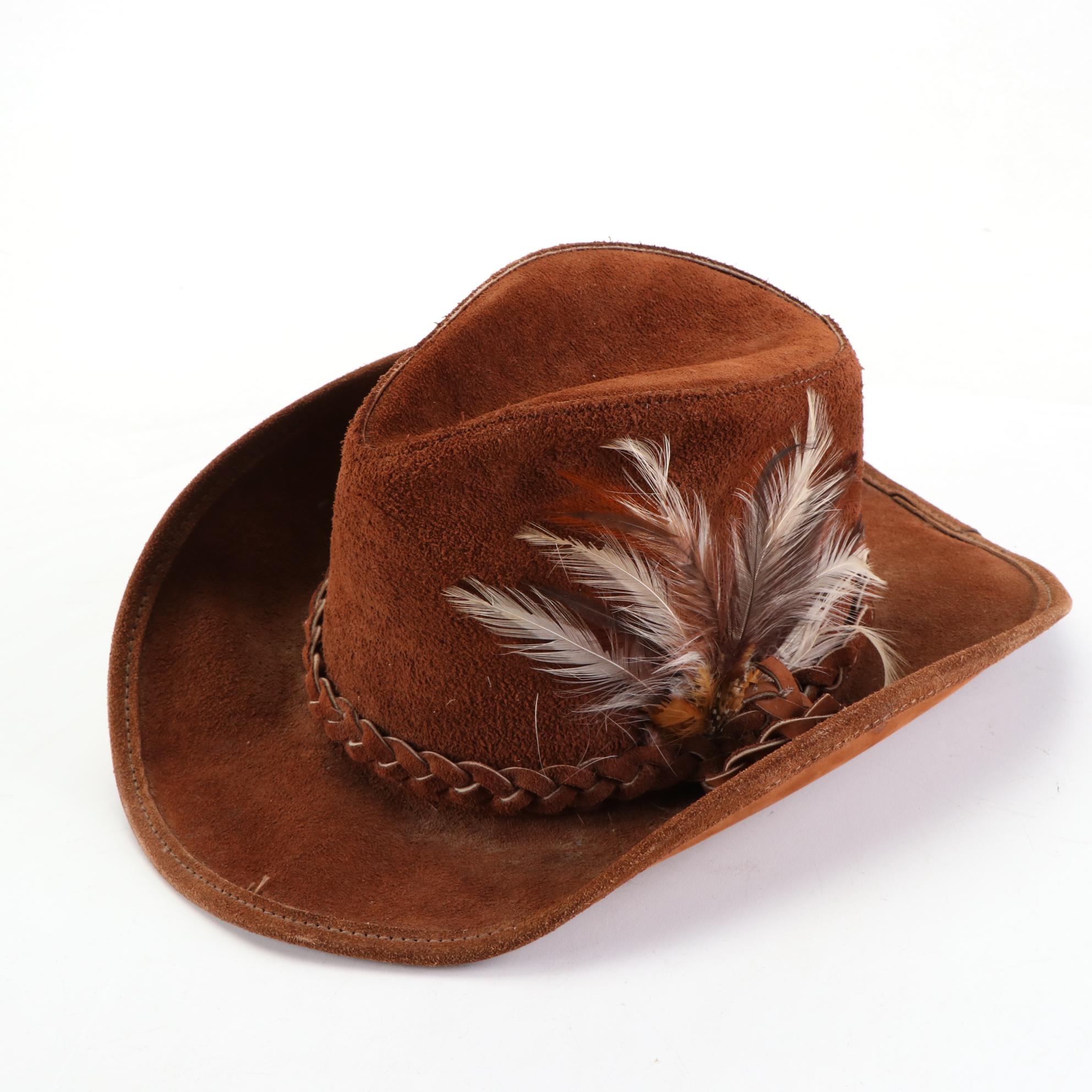 Hatquarters USA and Savoy Hats Leather Cowboy Hats with Other Canvas Hat