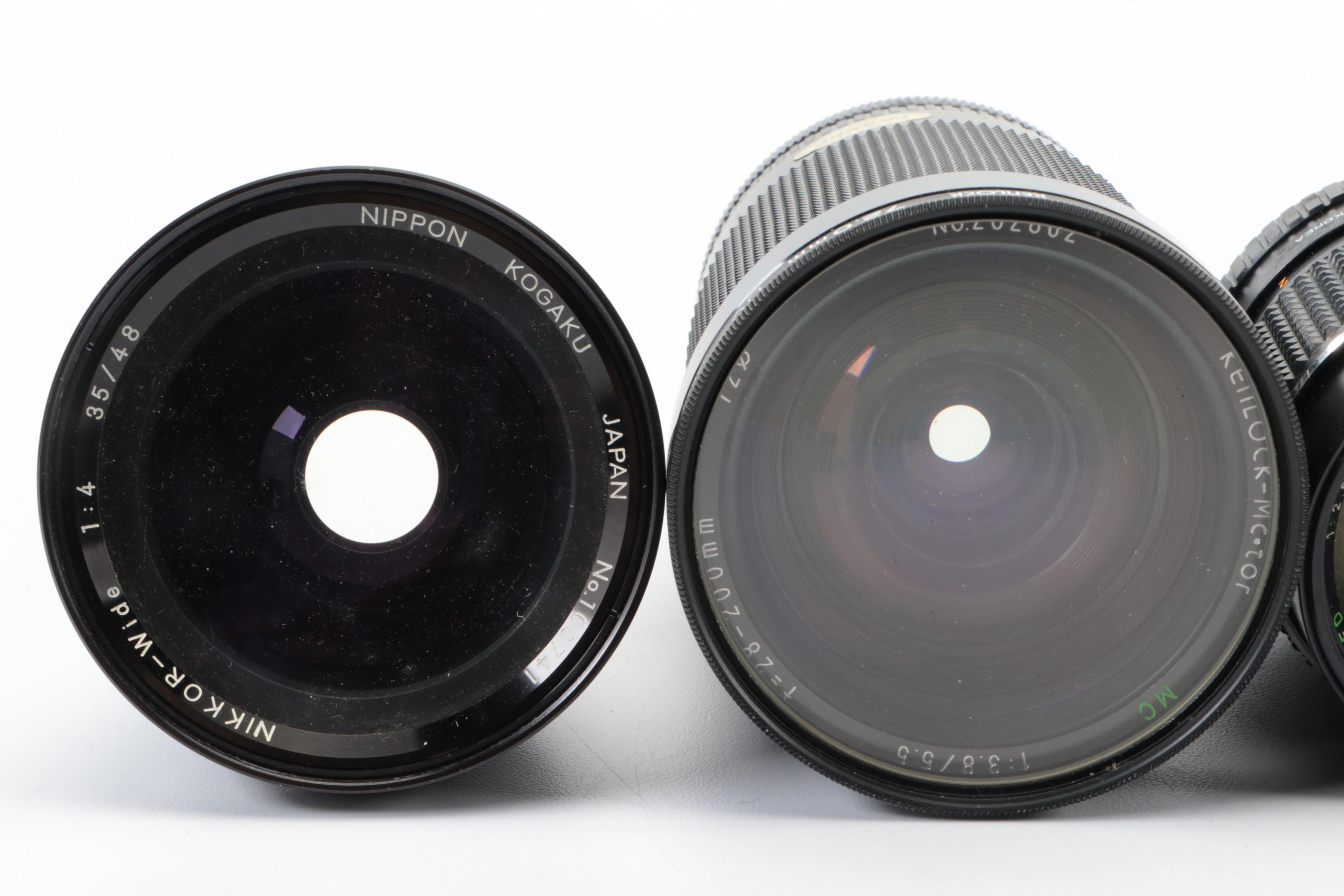 Canon, Vivitar,  Tokina, Nikkor and More Camera Lenses