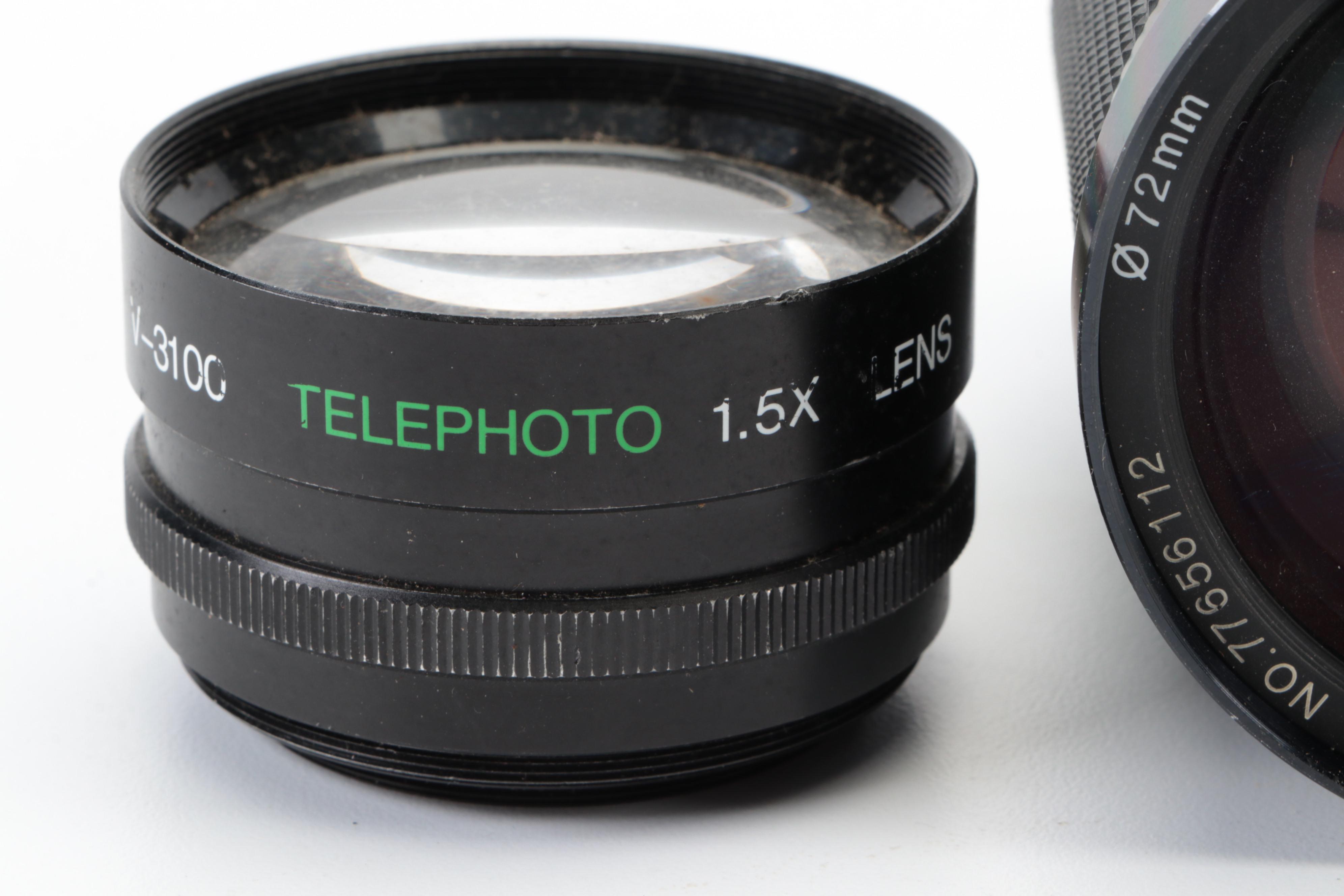 Canon, Vivitar,  Tokina, Nikkor and More Camera Lenses