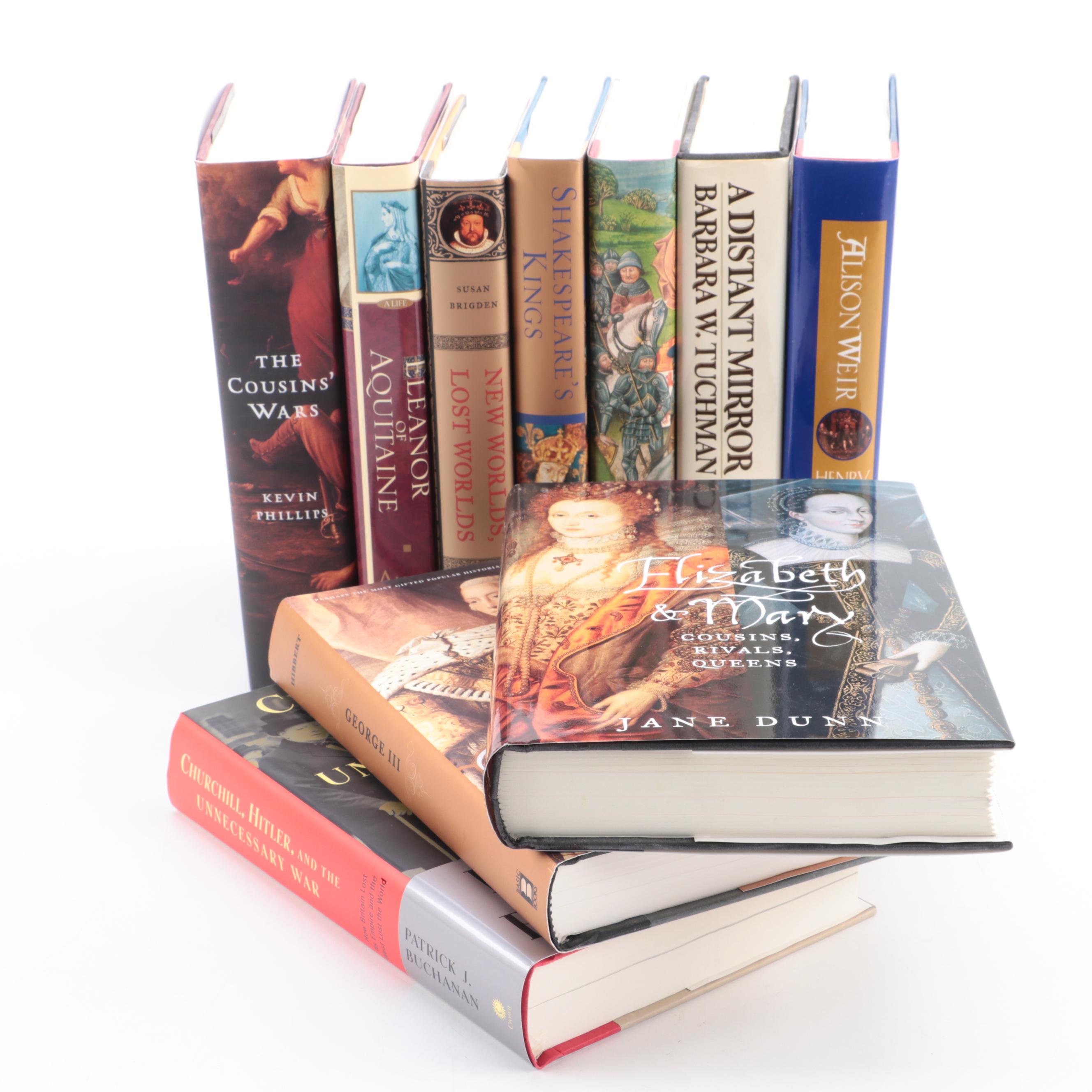 First American Edition "Elizabeth and Mary" by Jane Dunn and More Books