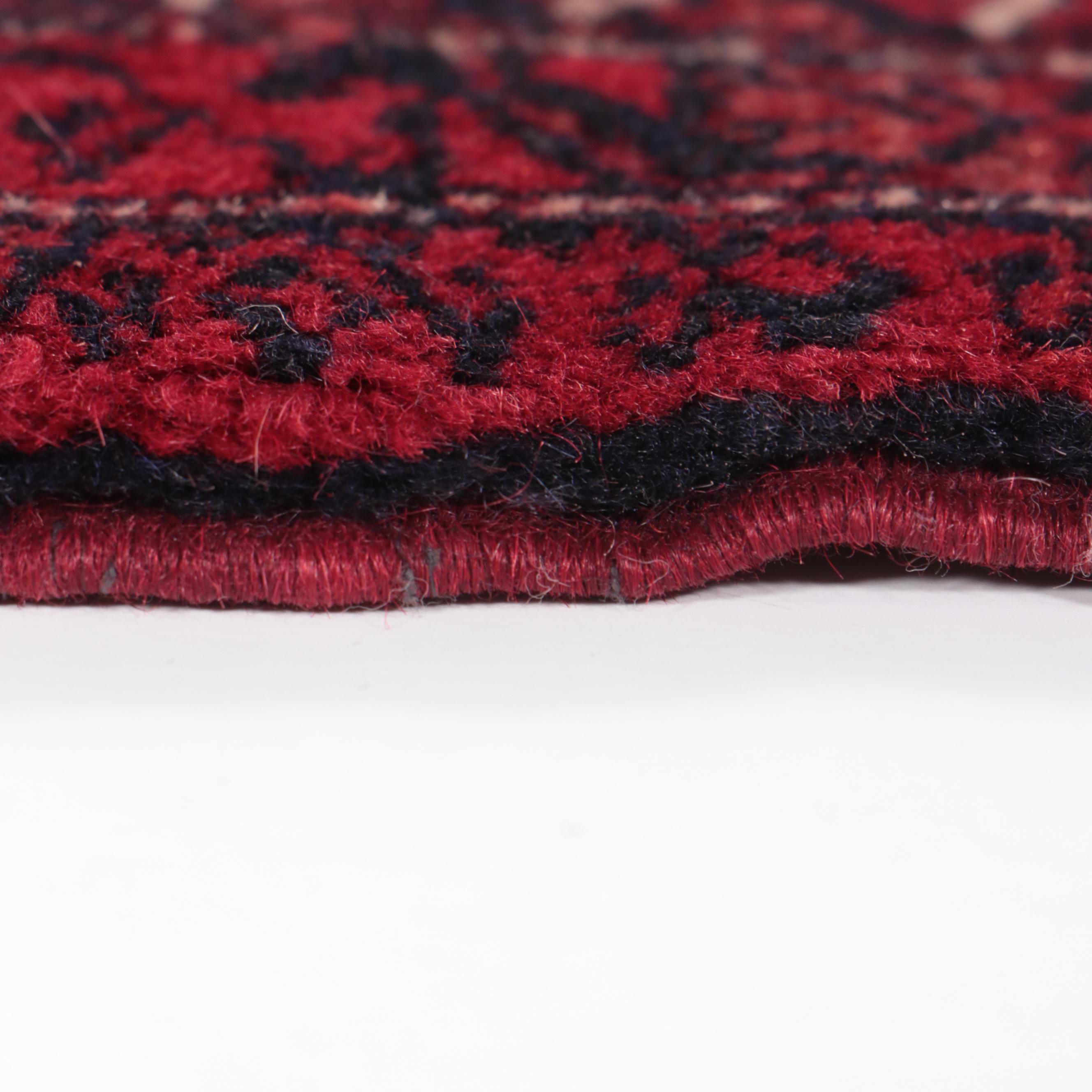 1'5 x 2'8 Hand-Knotted Afghan Baluch Bokhara Accent Rug