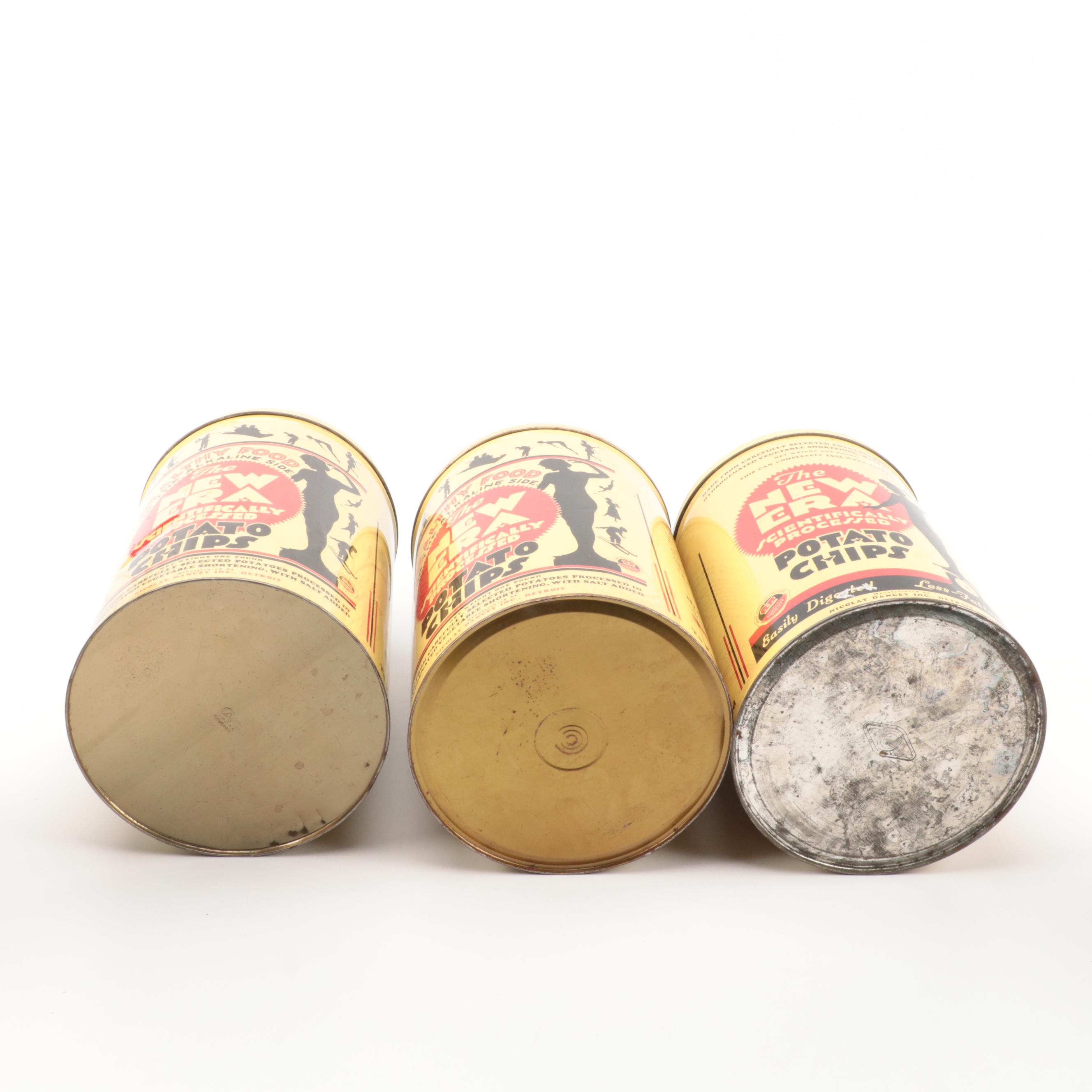 New Era Potato Chips Containers with Saltine Crackers Container