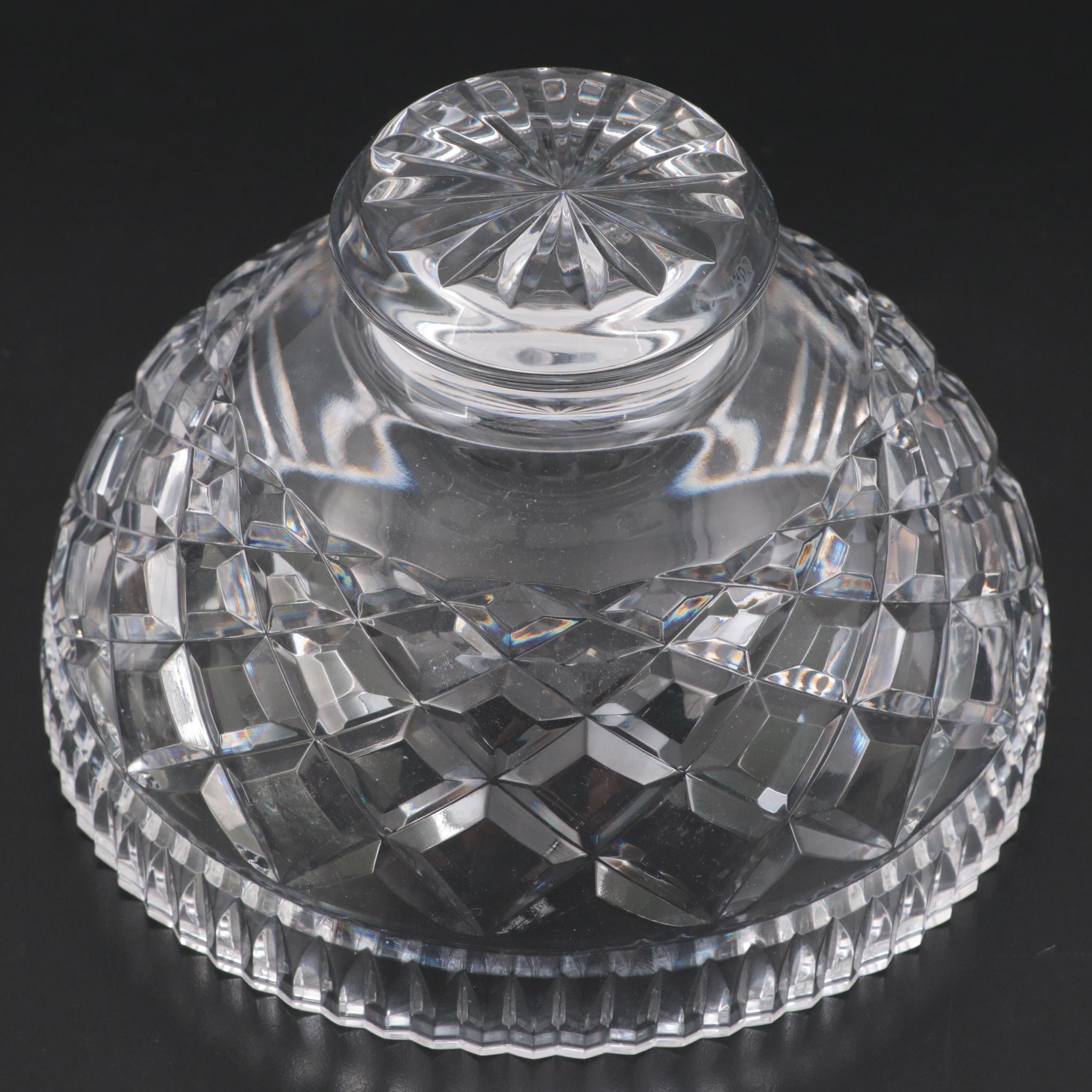 Waterford "Samuel Miller" Biscuit Barrel with Crystal Pedestal Bowl