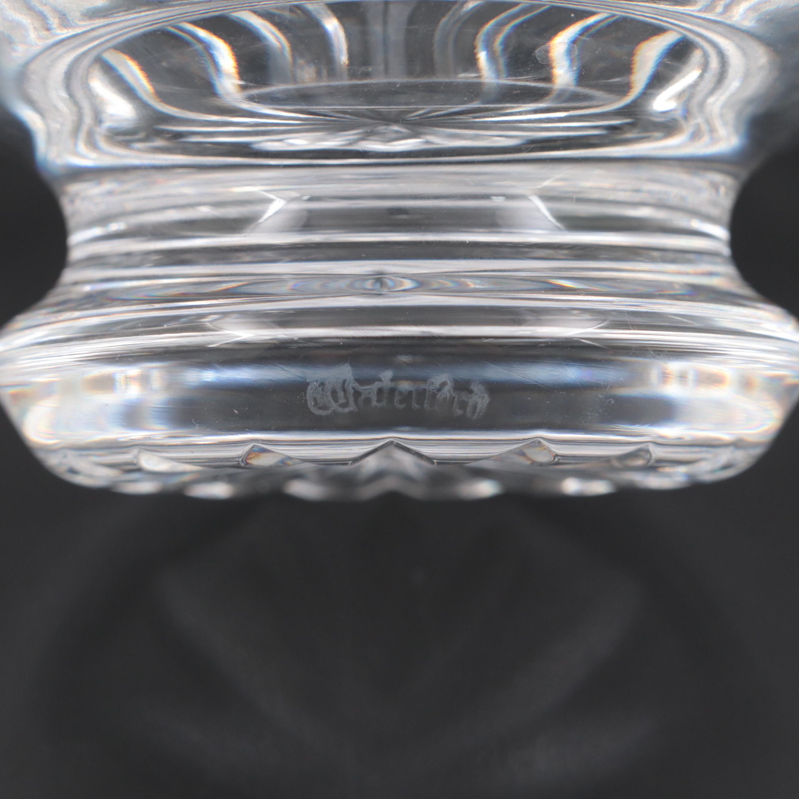 Waterford "Samuel Miller" Biscuit Barrel with Crystal Pedestal Bowl