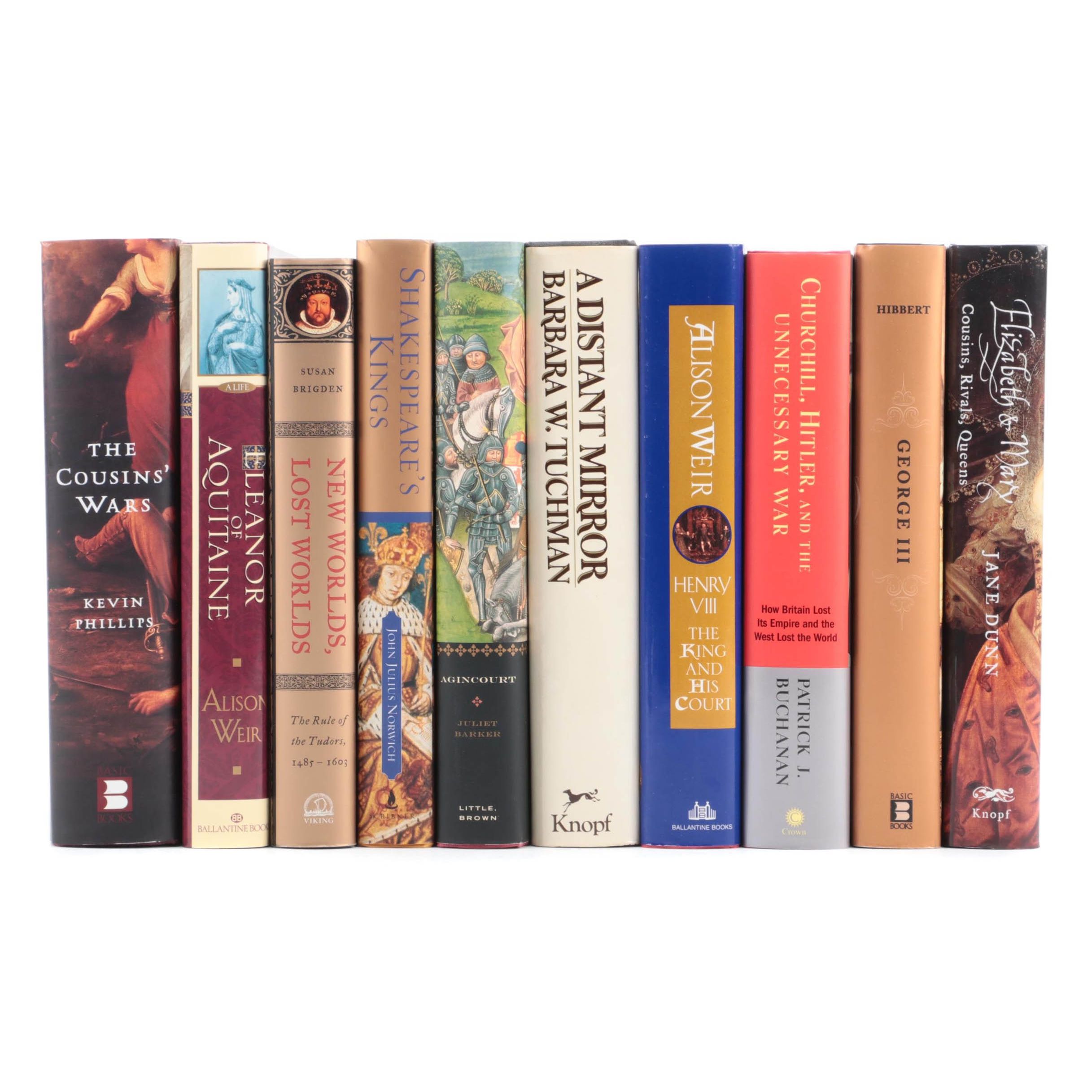 First American Edition "Elizabeth and Mary" by Jane Dunn and More Books