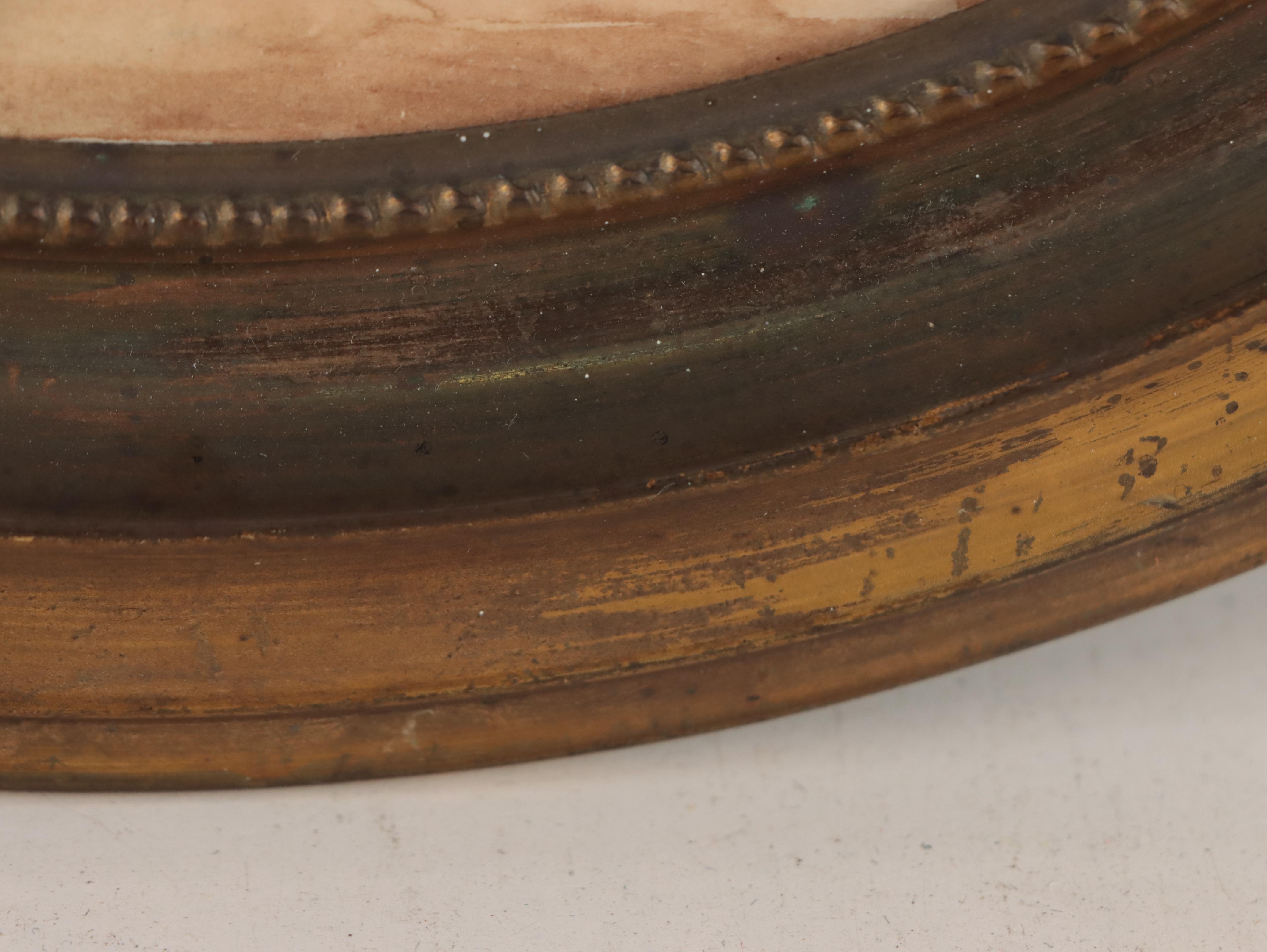 Watercolor Painting "Gisboro 1861," Early 20th Century