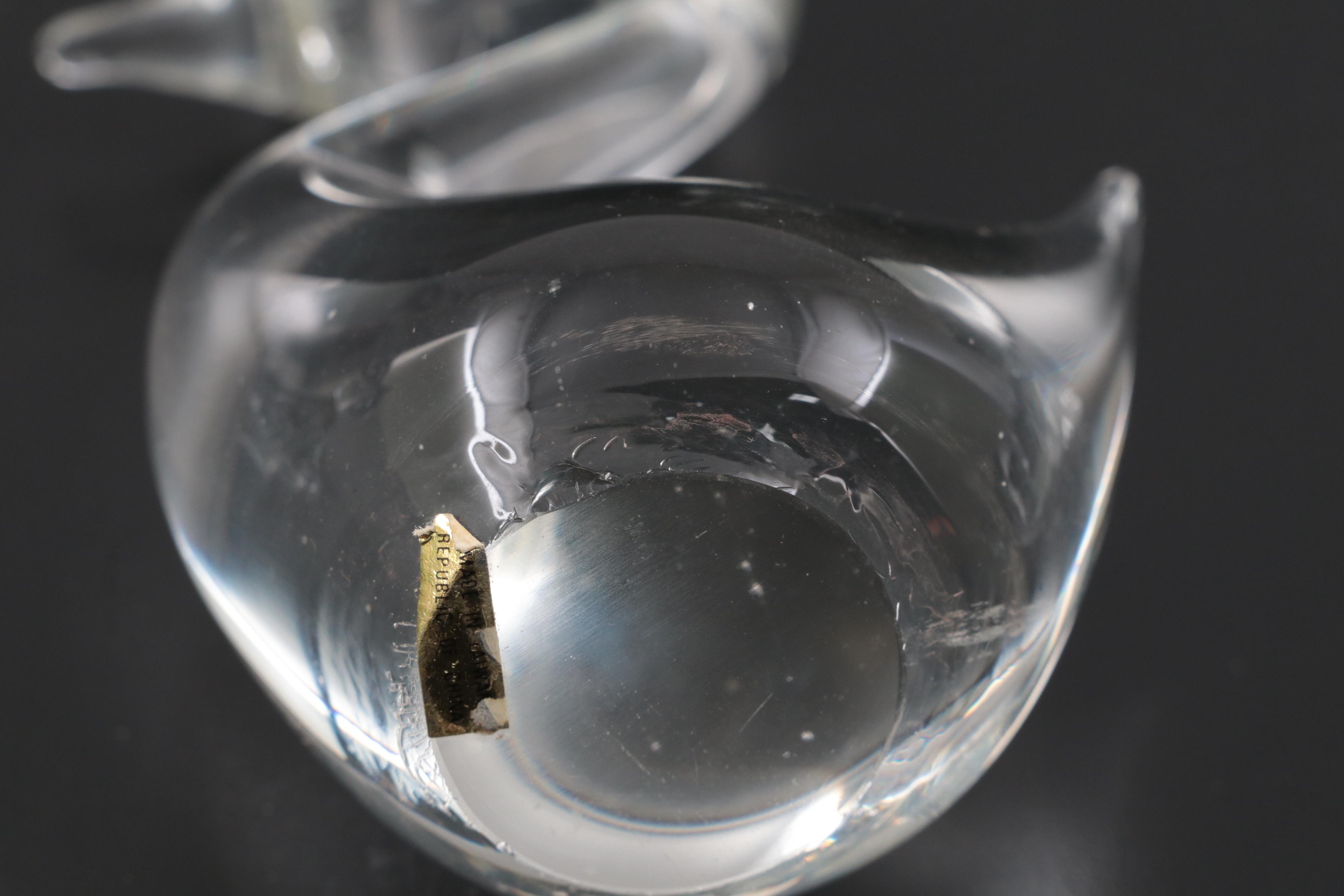 Princess House Crystal Paperweights with More Crystal Figurines