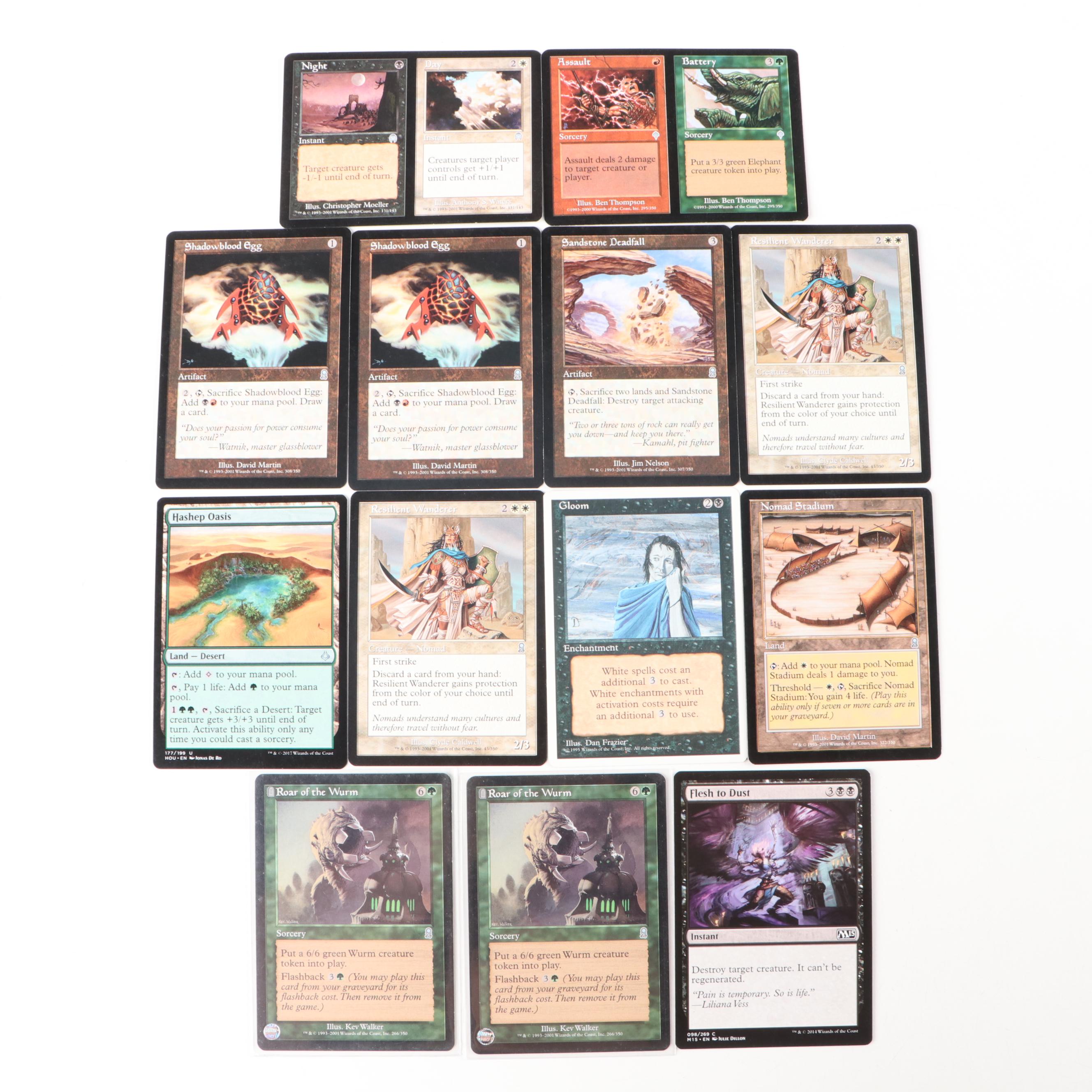 Magic: The Gathering Trading Cards with Gloom, Sungrass Egg, and More