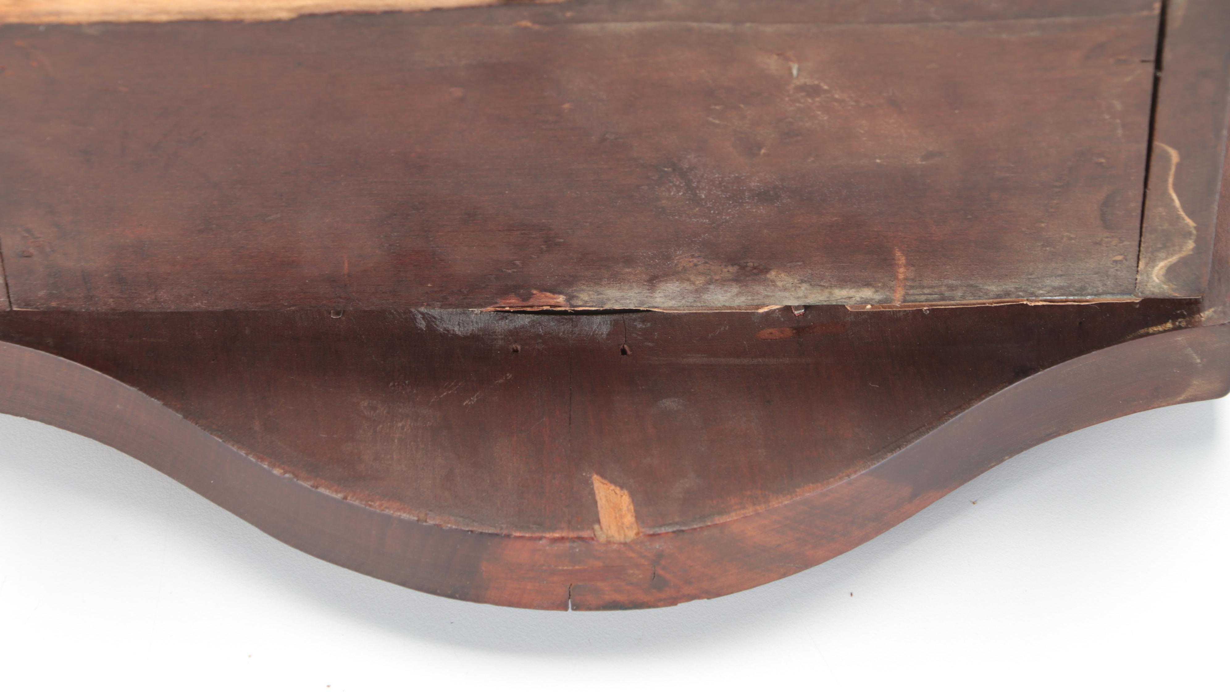 Ithaca Calendar Clock Co. No. 4 Rosewood Veneer Wall Clock, Late 19th C.