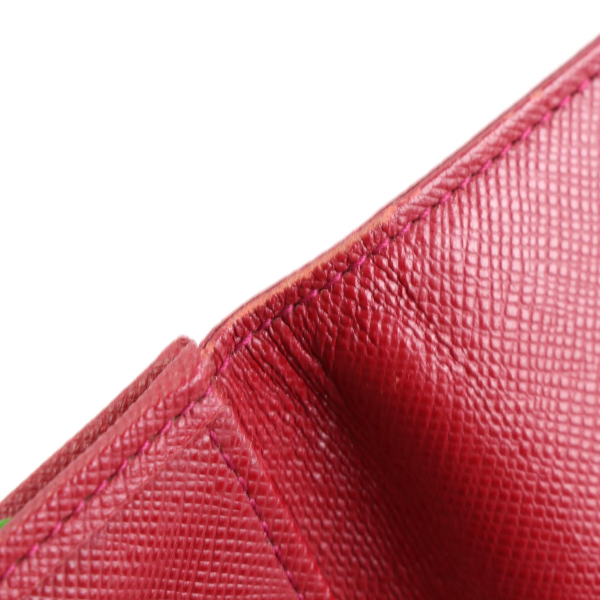 Burberry Continental Wallet in "Nova Check" Nylon Canvas and Saffiano Leather