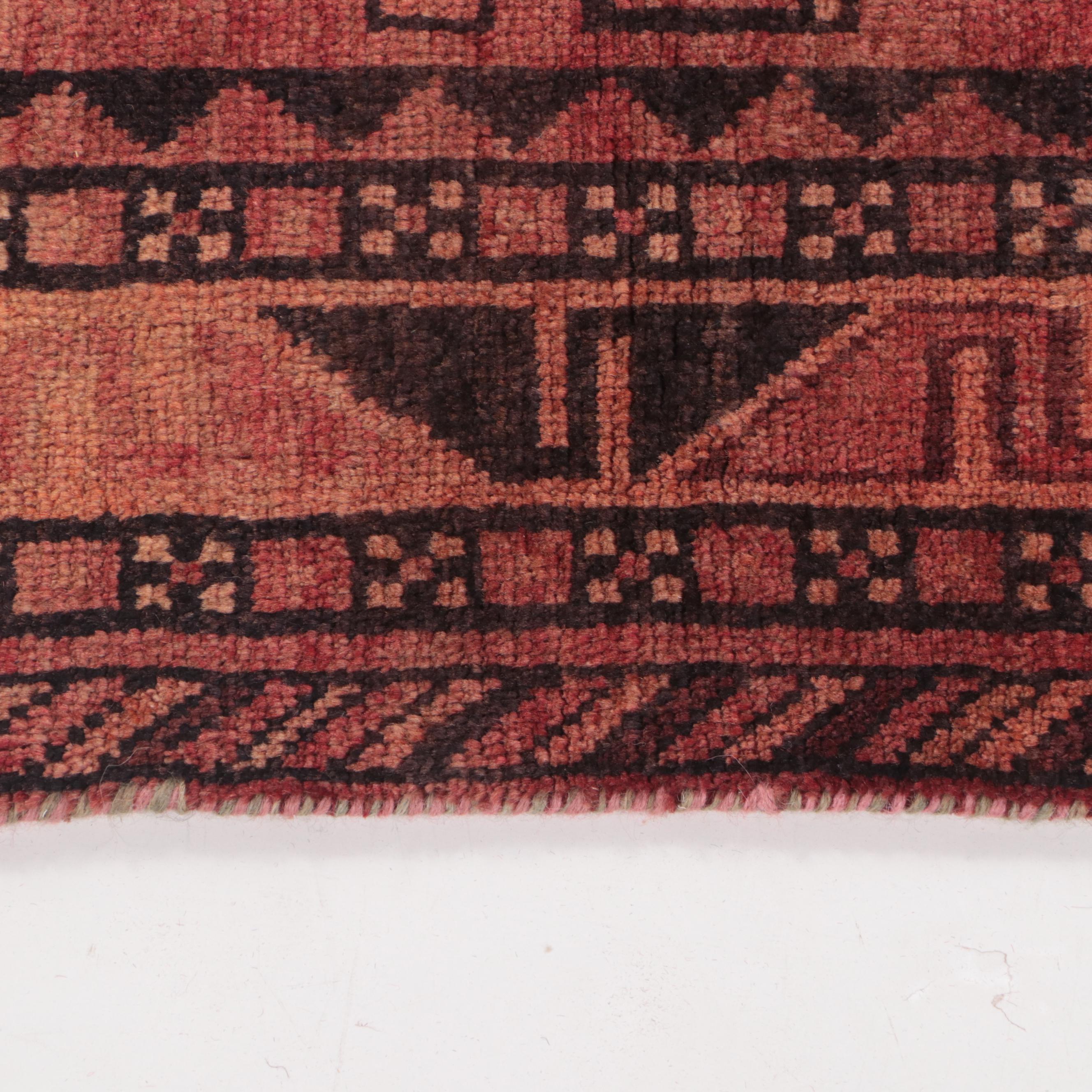 4'7 x 7'11 Hand-Knotted Persian Kurdish Area Rug